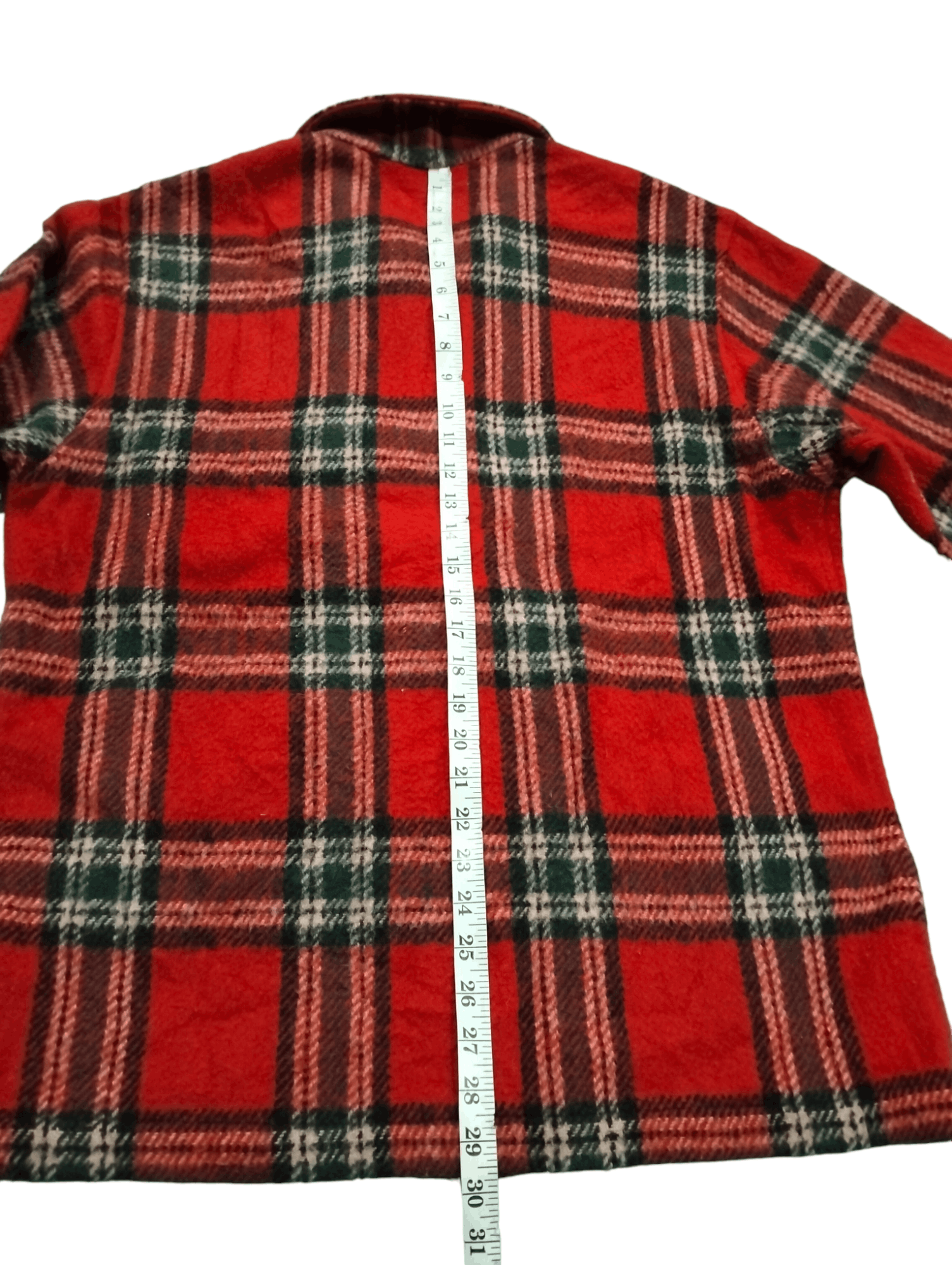 Oshkosh Oshkosh B Gosh Wool Red Tartan Zipper Jacket Size US L / EU 52-54 / 3 - 19 Thumbnail
