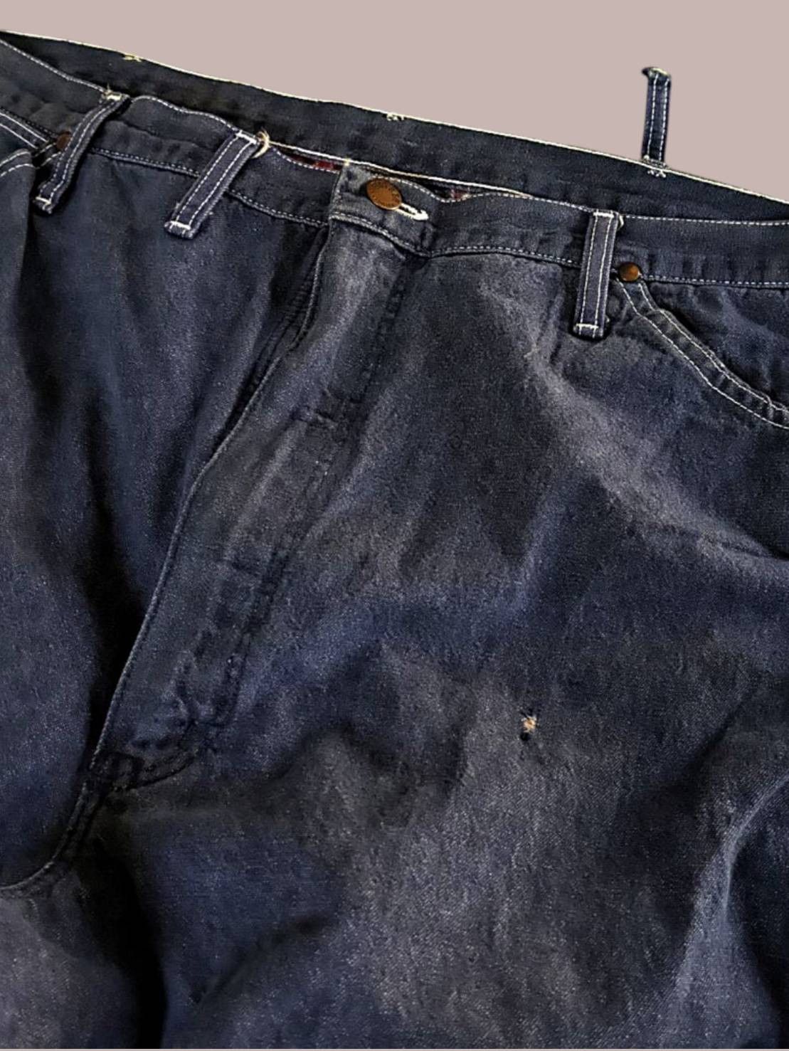 Wrangler Vintage - Big Ben by Wrangler - Denim Dungaree Blanket Lined Size US 42 / EU 58 - 2 Thumbnail