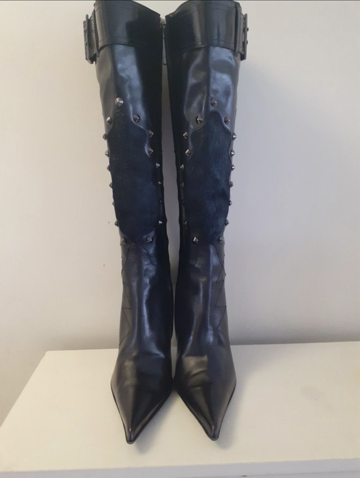 Other Neri Veneza genuine leather high boots 37.5 Size US 6.5 / IT 36.5 - 2 Thumbnail