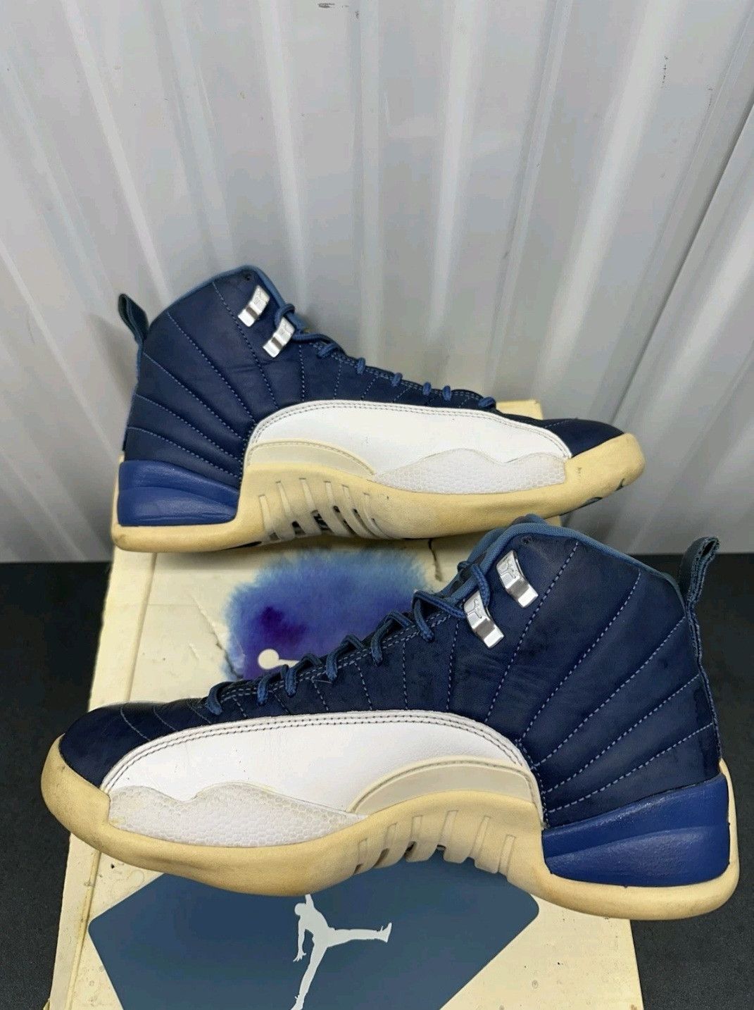 Jordan Brand Nike Air Jordan Retro 12 Indigo 130690404 Size 9 Men Size US 9 / EU 42 - 4 Thumbnail
