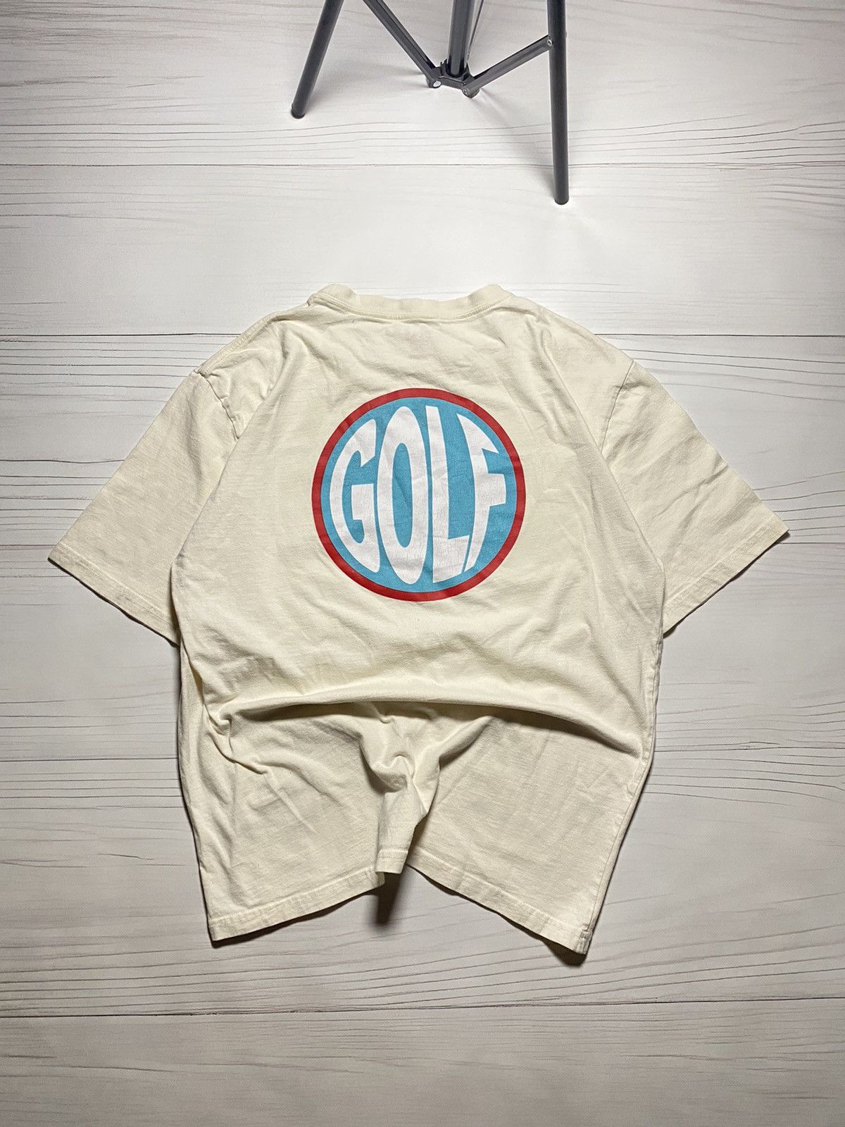 Golf Wang × Japanese Brand Vintage GOLF Big logo distressed Box fit y2k t shirt Size US L / EU 52-54 / 3 - 1 Thumbnail