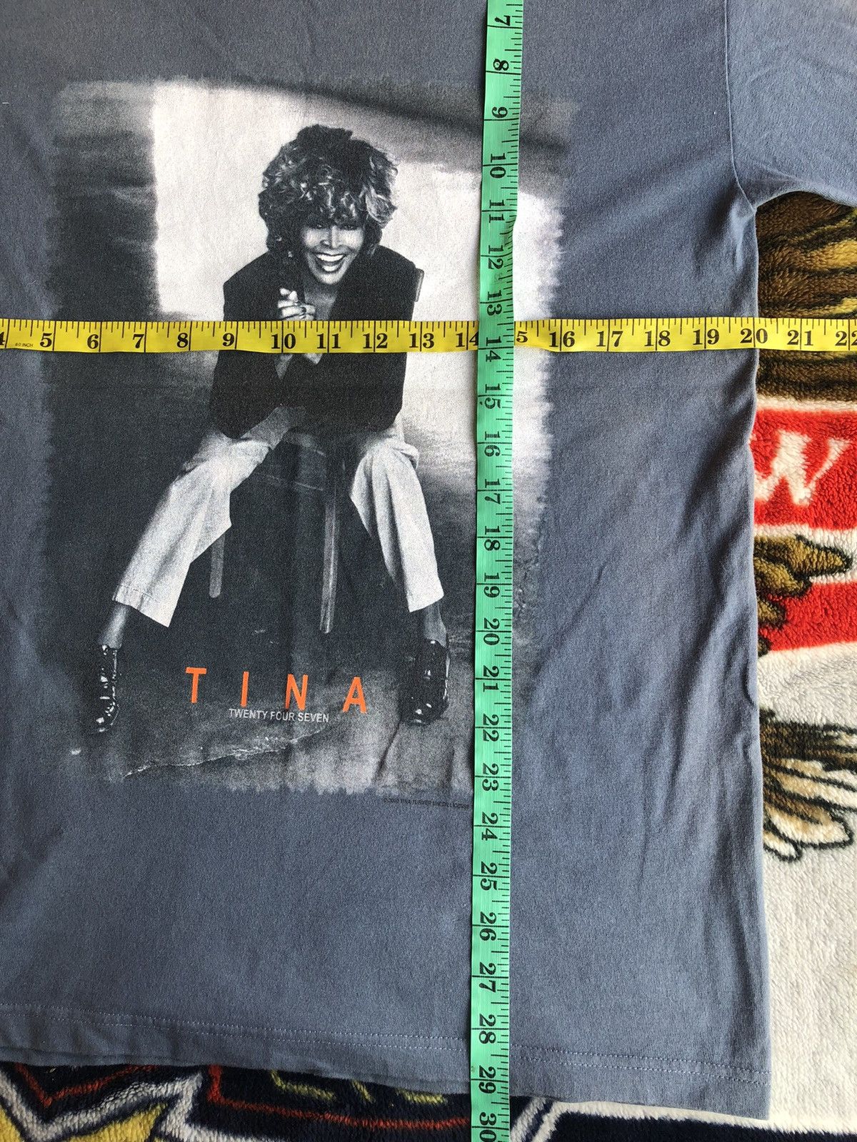 Rap Tees Vintage 2000’s Tina Turner Twenty Four Seven Singer Rap Tee Size US M / EU 48-50 / 2 - 14 Thumbnail