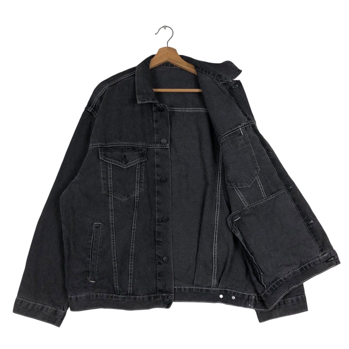 Vintage 📌Vintage Trucker Denim Jacket Biker Gu Japan Issey Miyake Size US L / EU 52-54 / 3 - 12 Thumbnail
