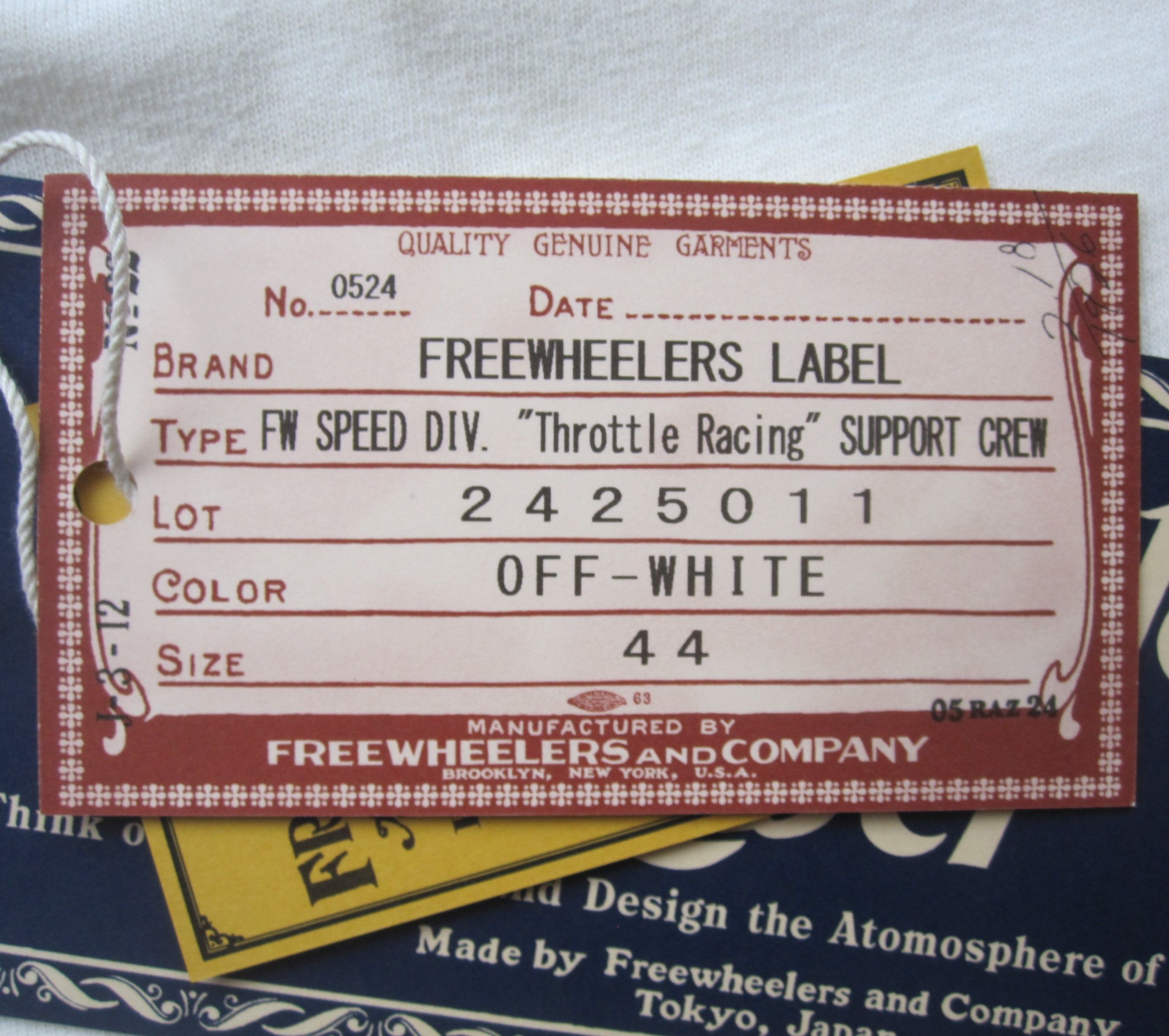 Freewheelers T-shirt "Throttle Racing" Size US XL / EU 56 / 4 - 7 Thumbnail