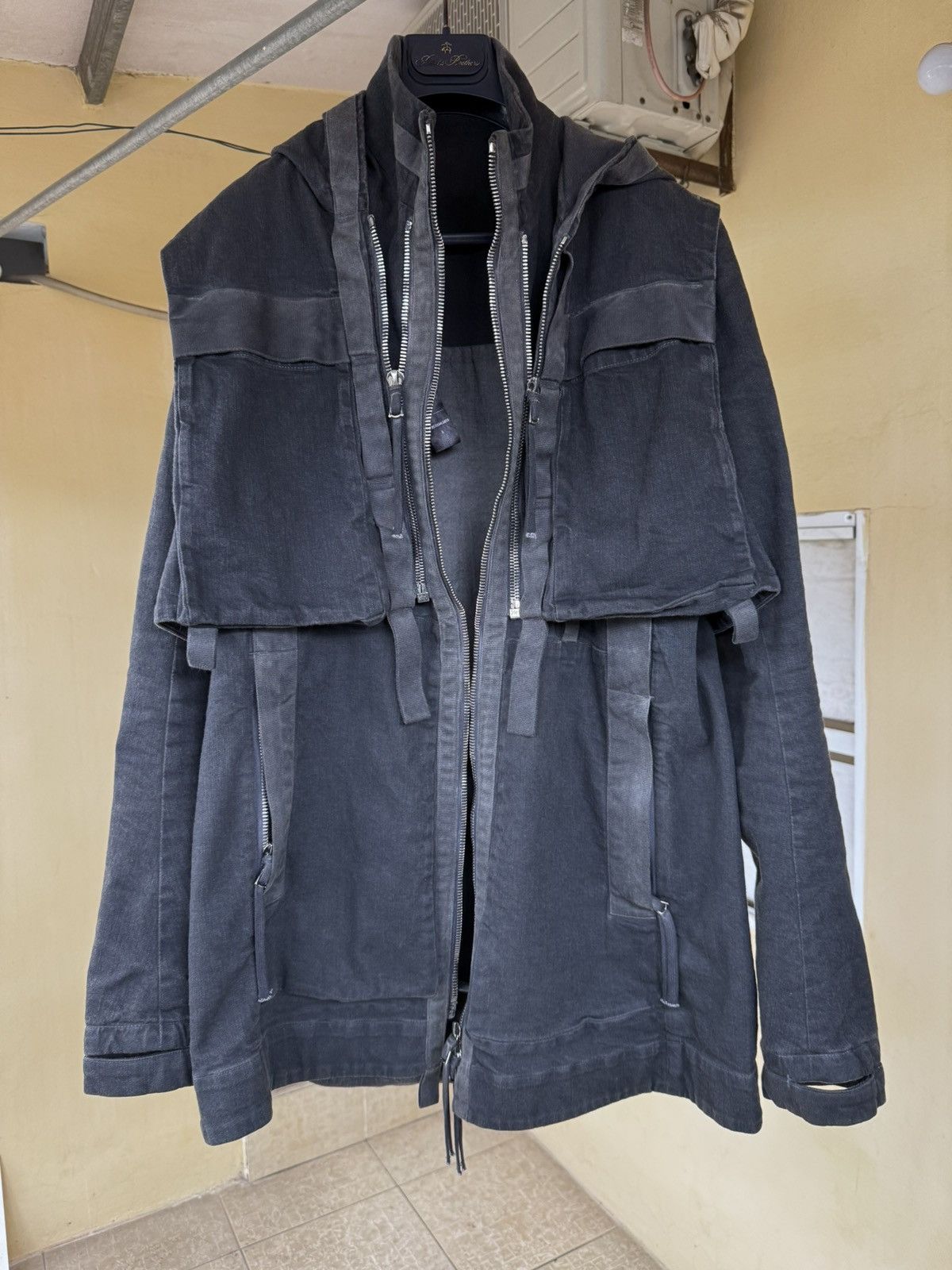 Boris Bidjan Saberi Boris Bidjan Saberi parka 2.1 dark grey Size US S / EU 44-46 / 1 - 8 Thumbnail