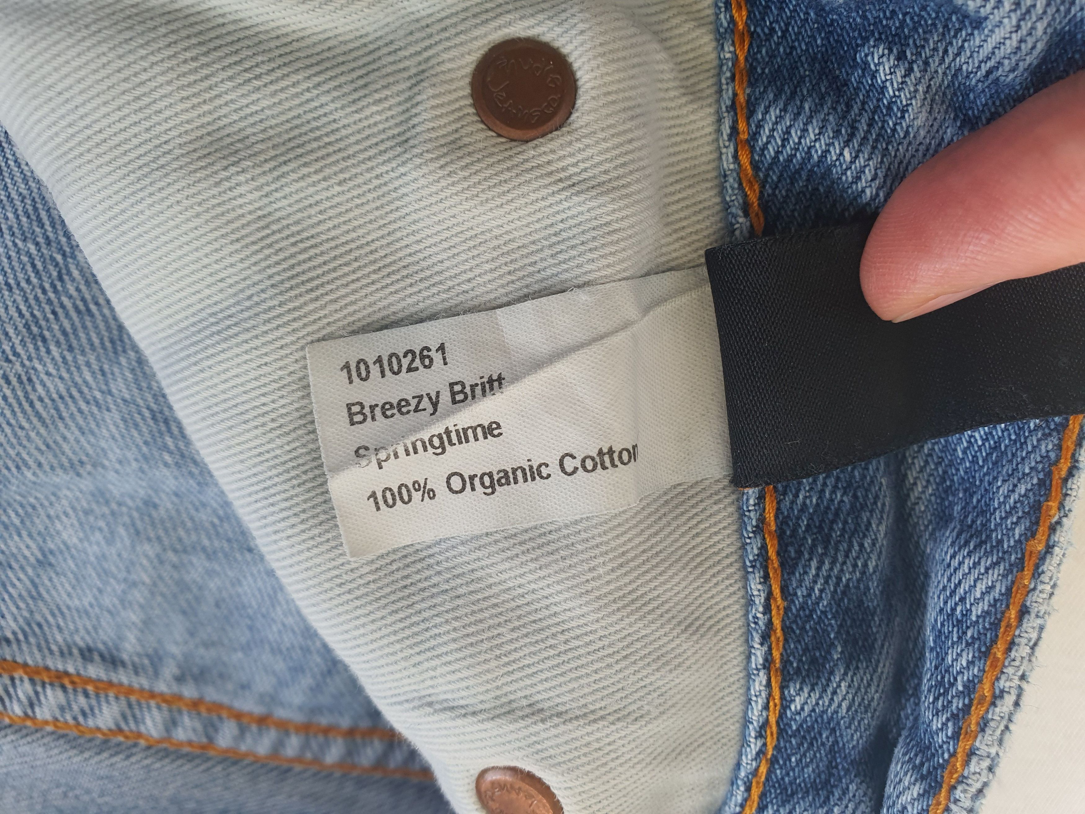 Nudie Jeans BREEZY BRITT SPRINGTIME - Regular Tapered Jeans - W31 L32 Size 31" - 7 Thumbnail