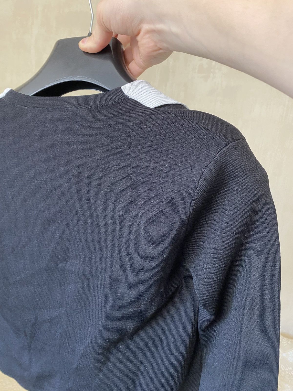 Karl Lagerfeld 🔥 2023 Karl Lagerfeld Cropped Tailored Cardigan Blazer Black Size XS / US 0-2 / IT 36-38 - 8 Thumbnail