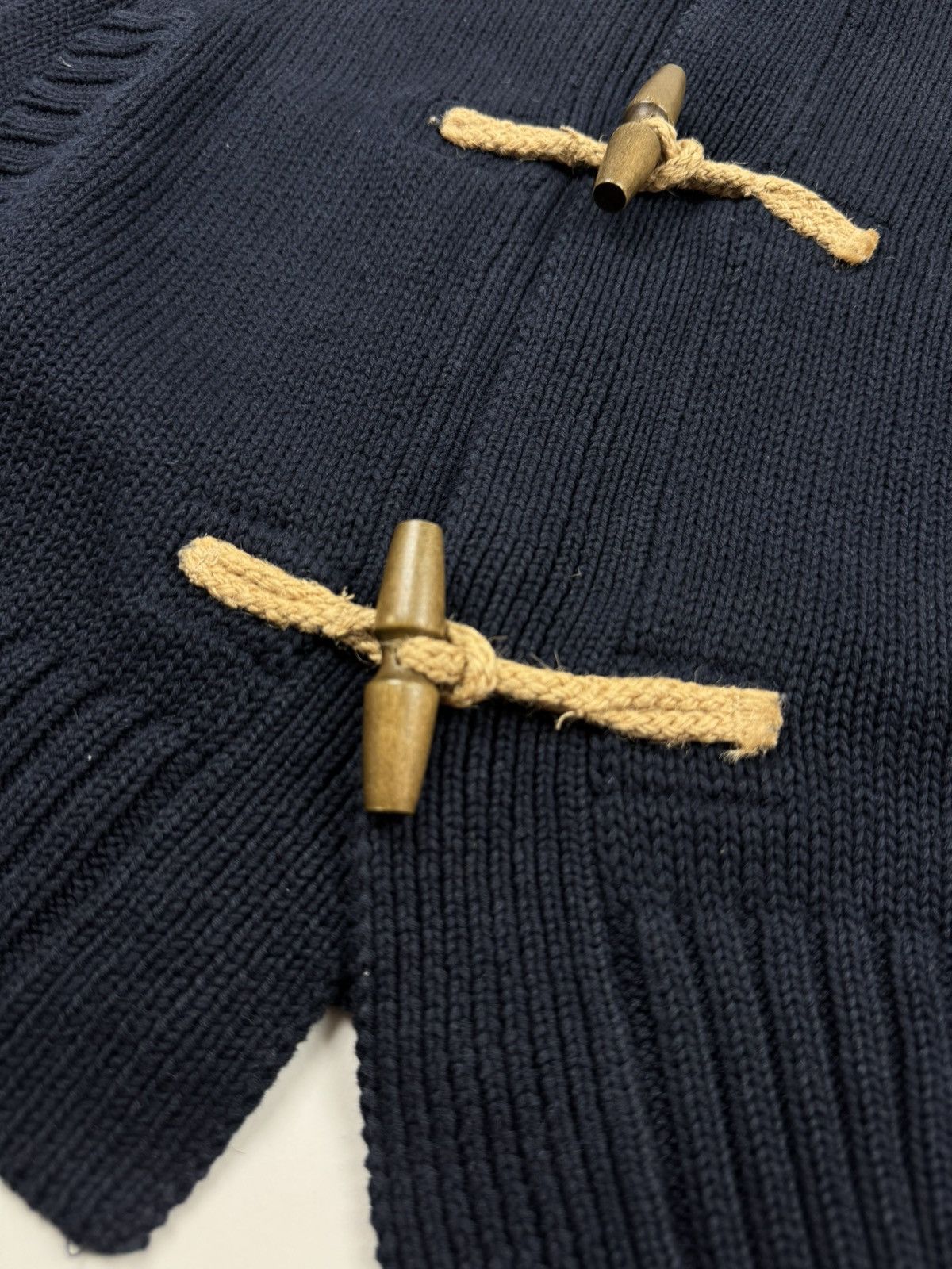 Allsaints AllSaints Ernst Linen/Cotton Navy Cardigan Size US M / EU 48-50 / 2 - 3 Thumbnail