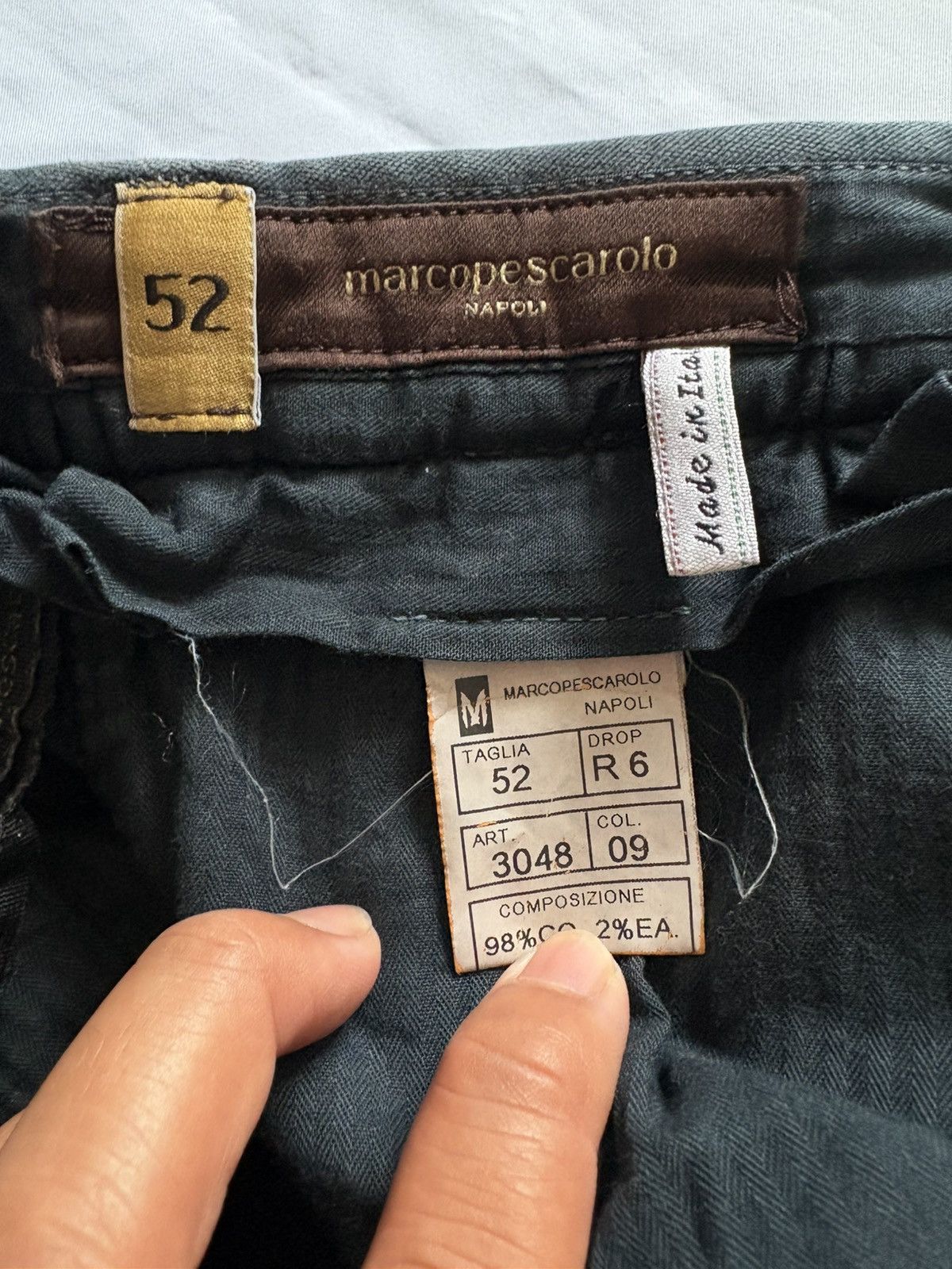 Marco Pescarolo MARCOPESCAROLO TROUSER PANTS Size US 36 / EU 52 - 8 Thumbnail