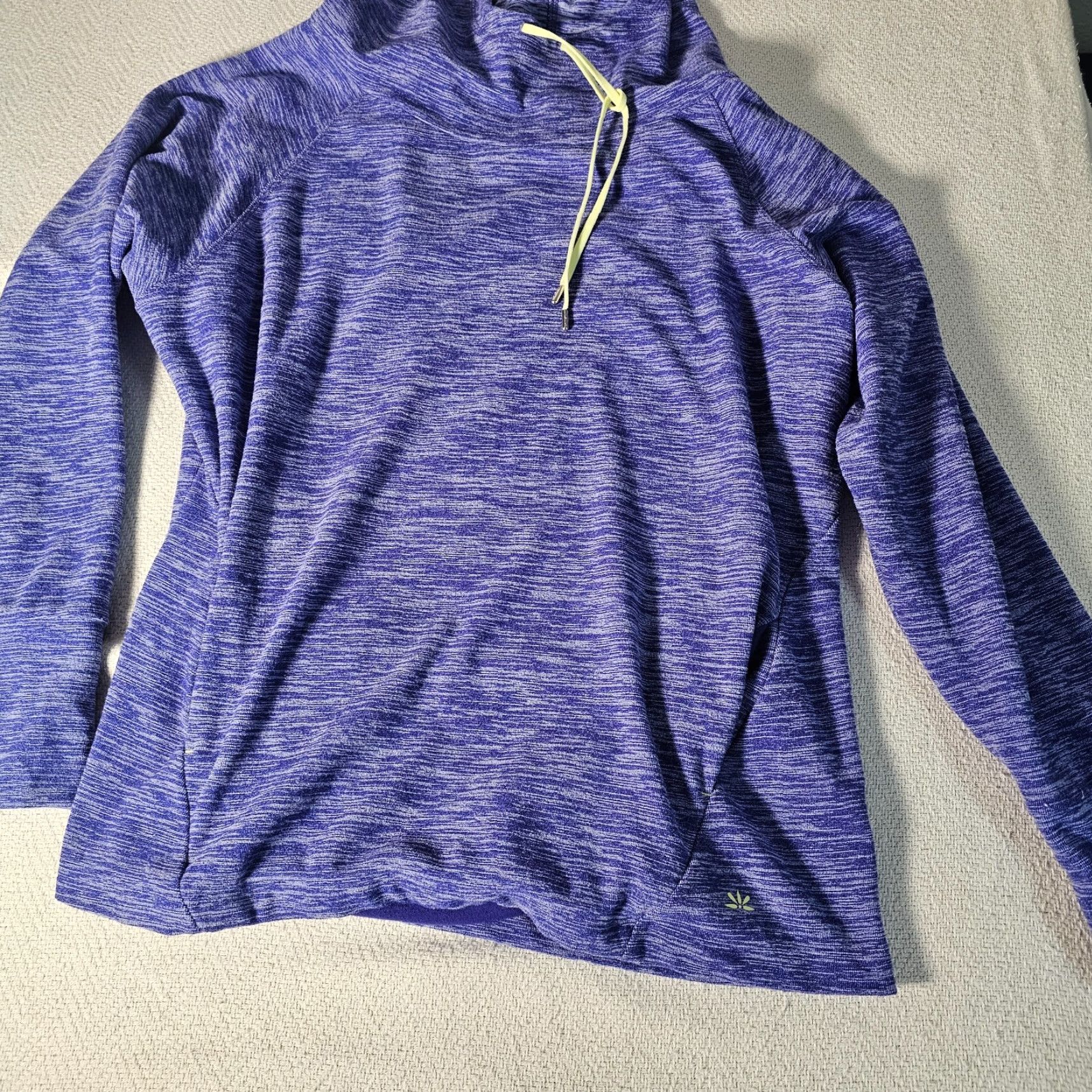 Vintage Women’s Hoodie Lukas Hoodie Heather Royal Blue Pullover Size L Size L / US 10 / IT 46 - 6 Thumbnail