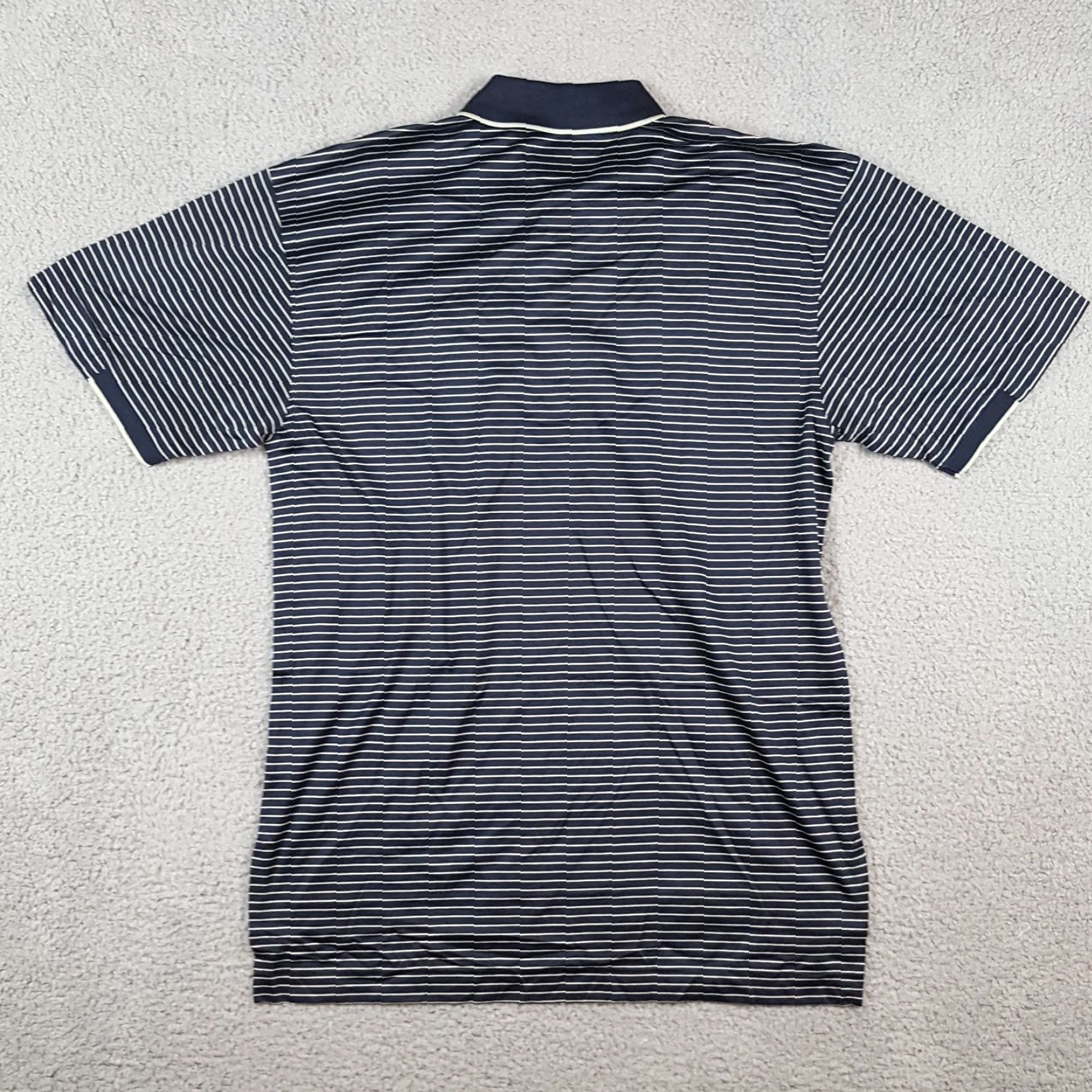 Vintage Vintage Bryon Wilson Polo Shirt Men Small Casual 90s Striped Cotton Relaxed Fit Size US S / EU 44-46 / 1 - 5 Thumbnail