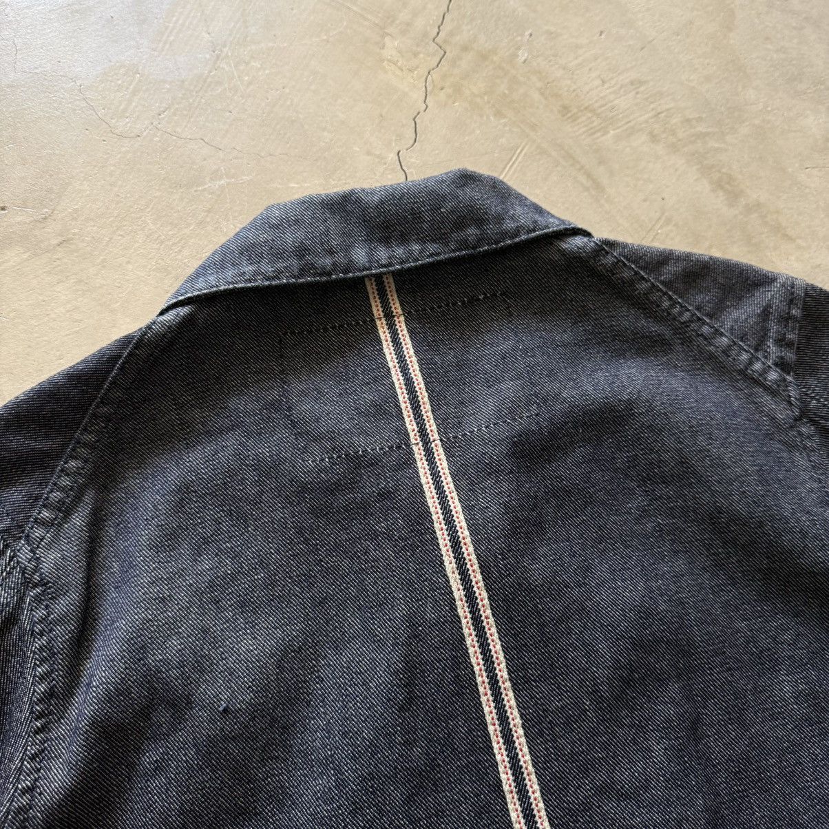 Evisu Evisu Yamane Japan Raw Denim Selvedge Chore Jacket Size US L / EU 52-54 / 3 - 6 Thumbnail