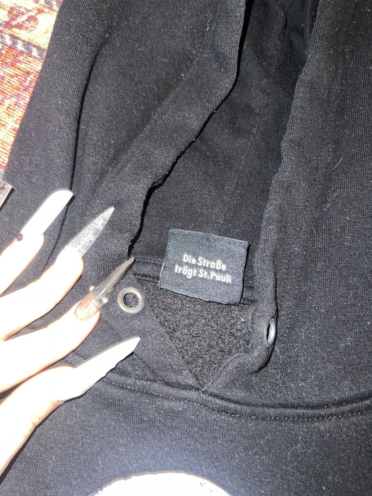 Vintage St. Pauli hoodie💝 Size L / US 10 / IT 46 - 2 Thumbnail