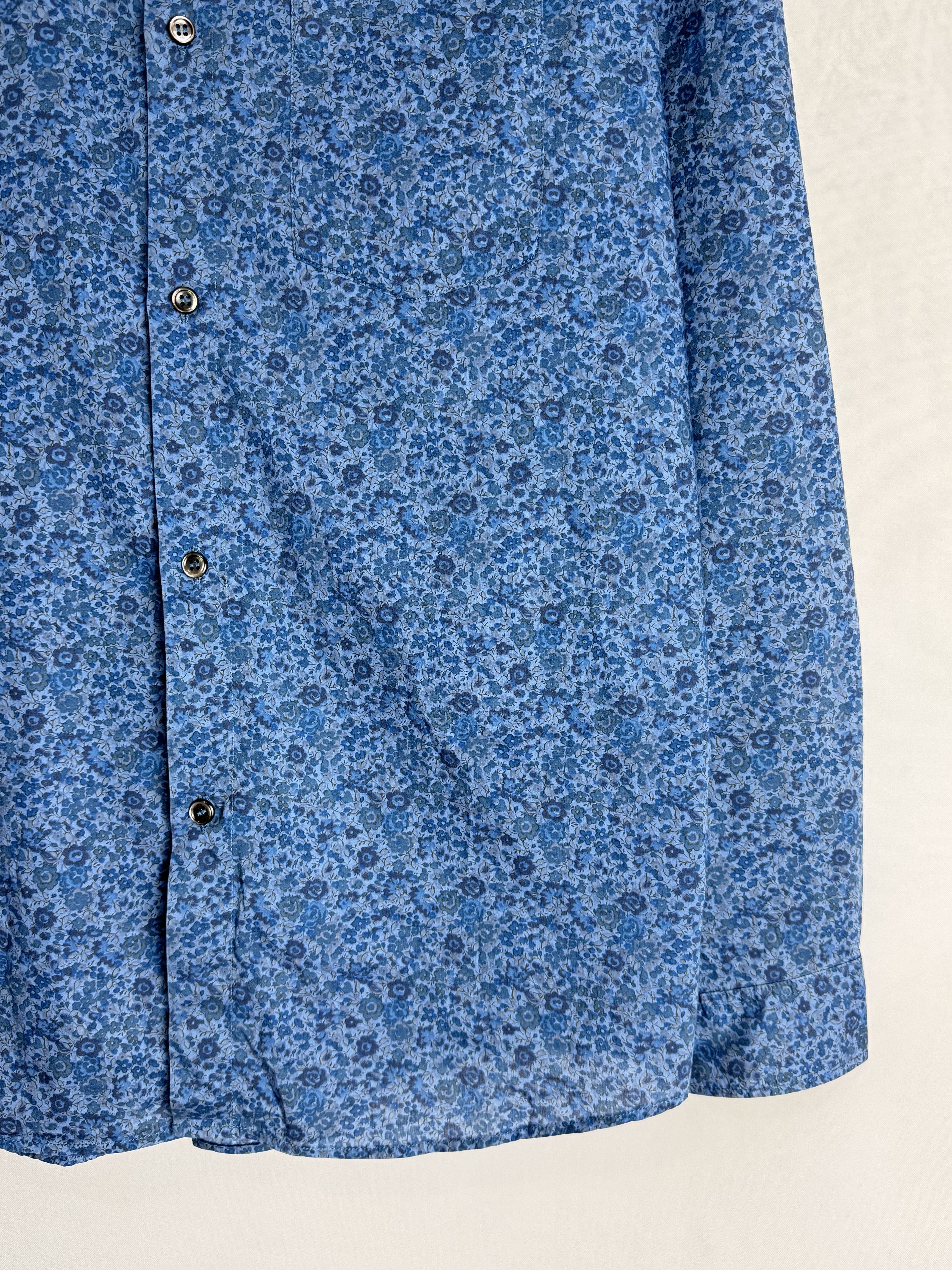 A.P.C. A.P.C. men’s floral cotton button up shirt Size US M / EU 48-50 / 2 - 6 Thumbnail