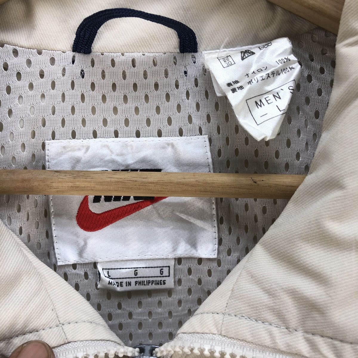 Nike 🔥Vintage Nike Anorak Center Logo Hooded Size US L / EU 52-54 / 3 - 6 Thumbnail