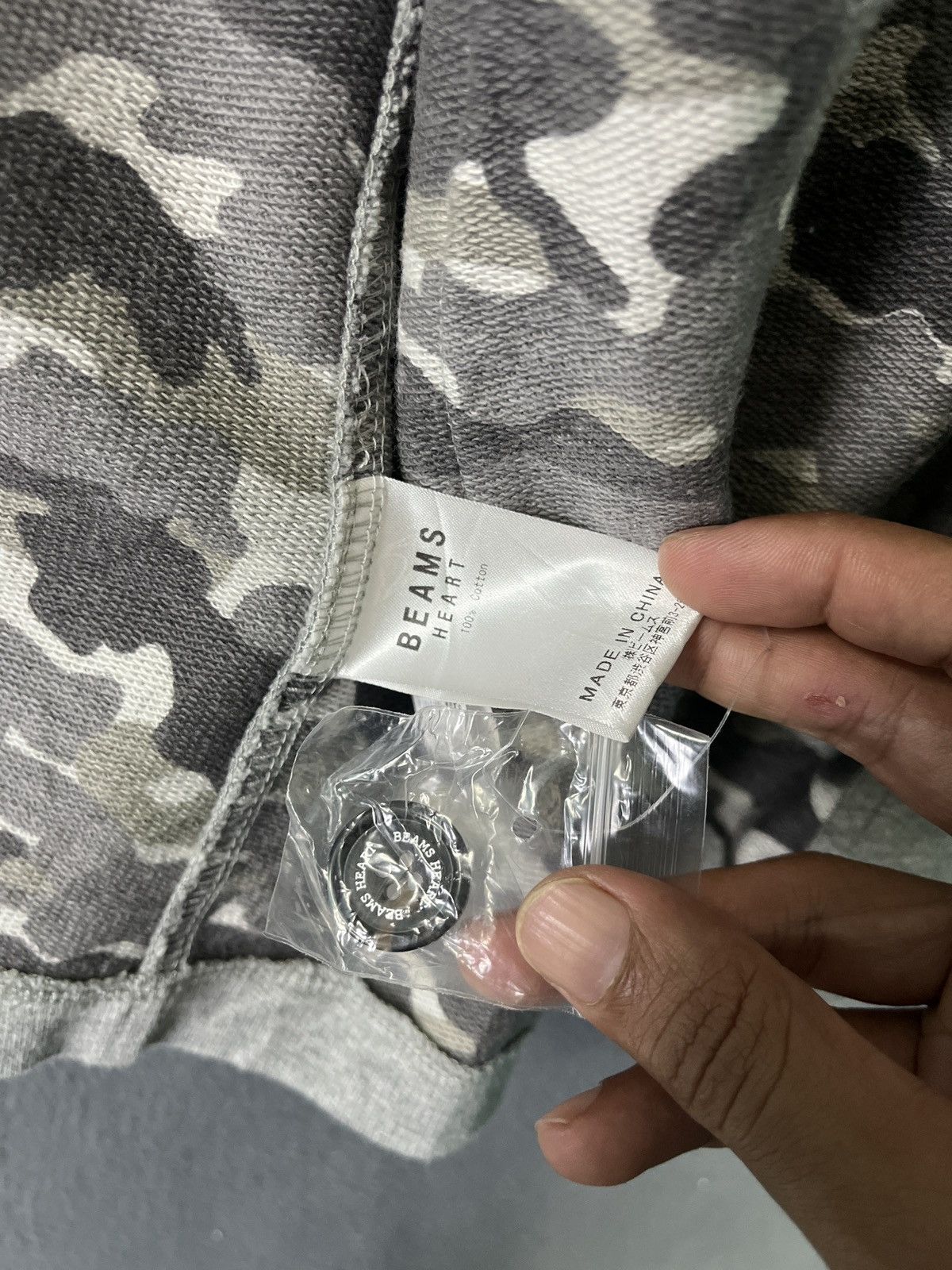 Beams Plus × Japanese Brand Beams Heart 3/4 Sleeves Cotton Sports Blazer Army Stripes Size M / US 6-8 / IT 42-44 - 7 Thumbnail