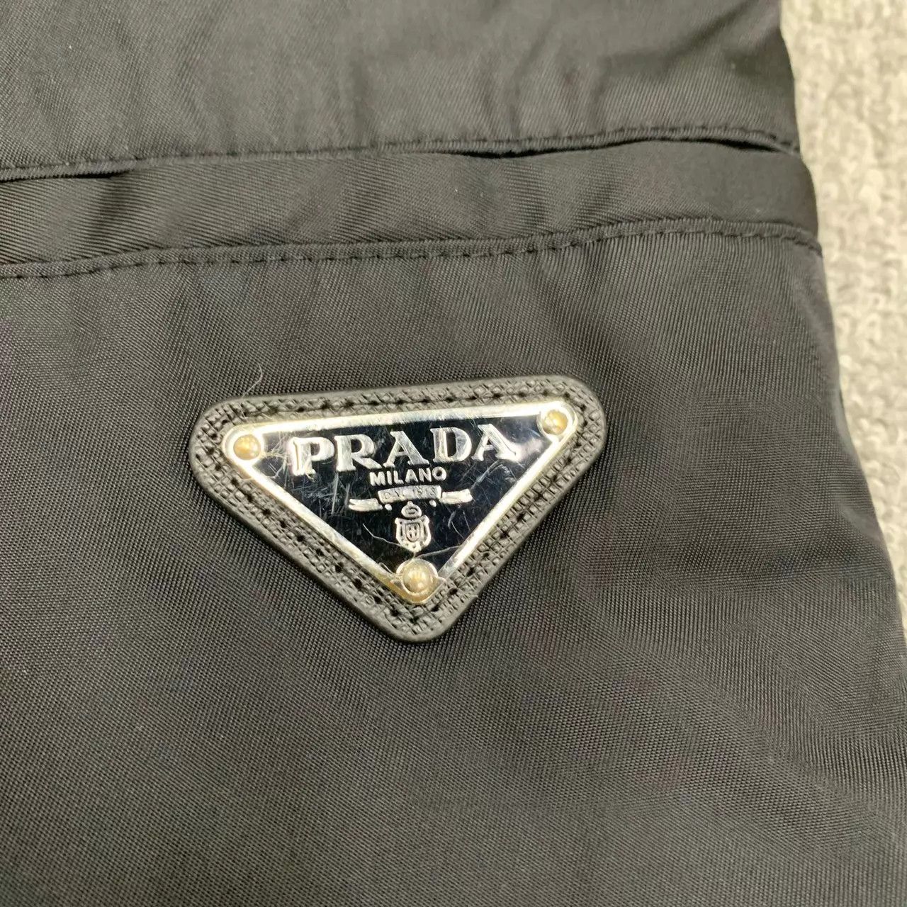 Prada PRADA Black Triangle Logo Nylon Shorts Size 48 Size US 32 / EU 48 - 7 Thumbnail