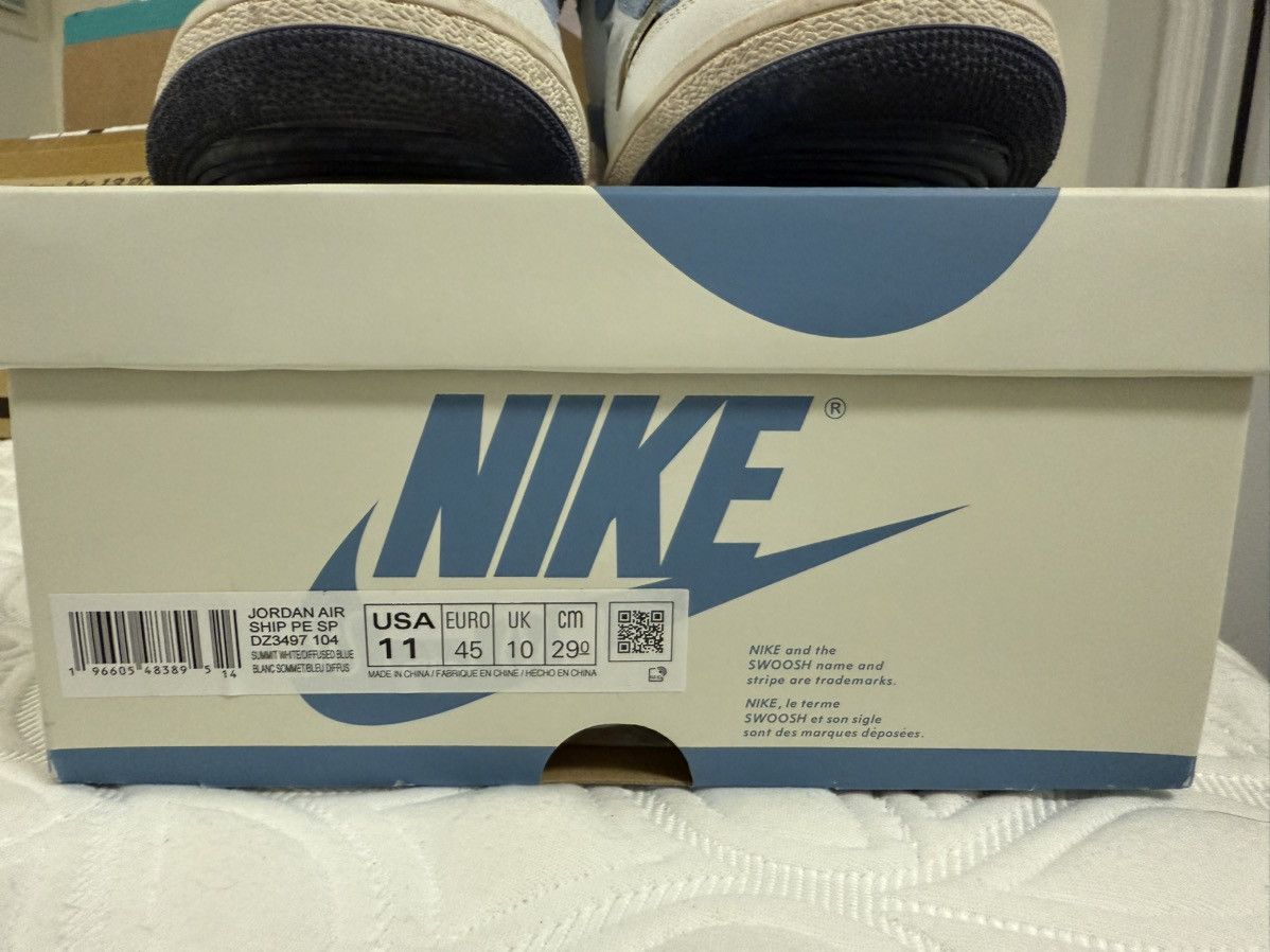 Jordan Brand × Nike Jordan Air Ship PE SP Every Game Diffused Blue Size US 11 / EU 44 - 9 Thumbnail