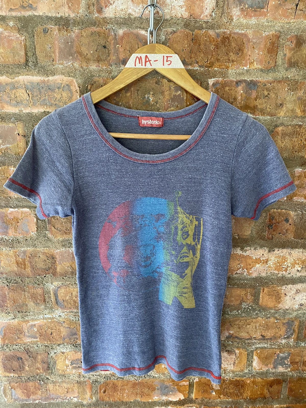 Hysteric Glamour 🔥1990s Hysteric ring pi up girl tee Size M / US 6-8 / IT 42-44 - 2 Thumbnail