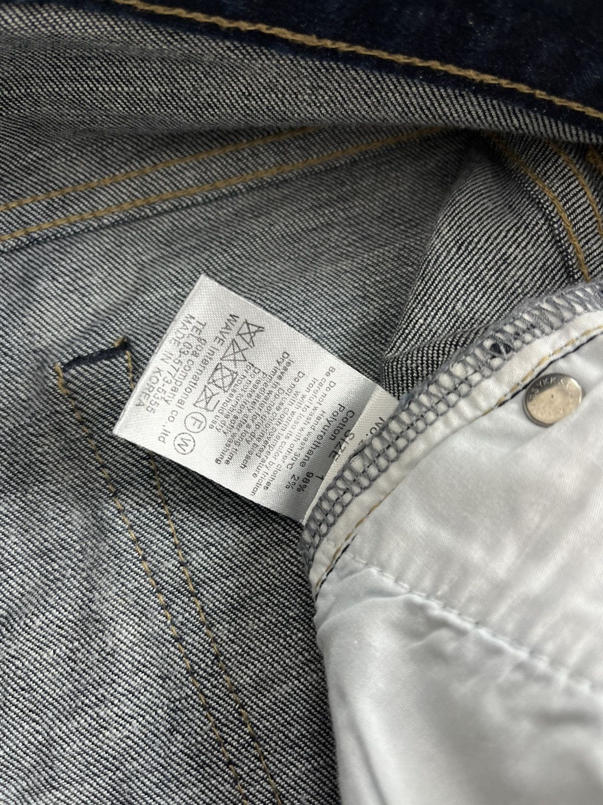 GOA Vintage GOA Nimes Skinny Jeans Hysteric Glamour Y2K Style Size US 26 / EU 42 - 10 Thumbnail