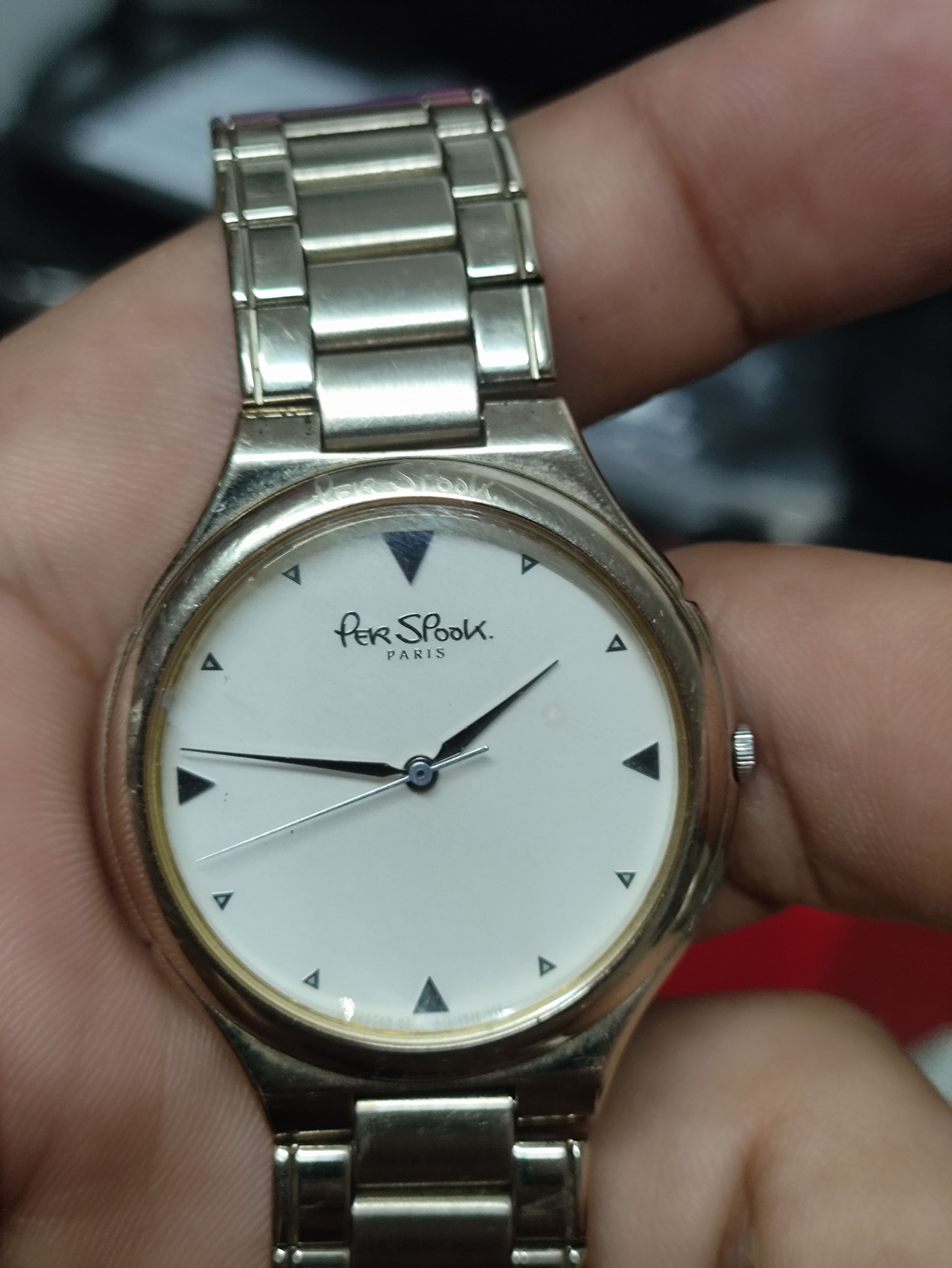 Designer × Vintage Designer Watch "PER SPOOK PARIS" Vintage Quartz Watch Stuff Size ONE SIZE - 1 Thumbnail
