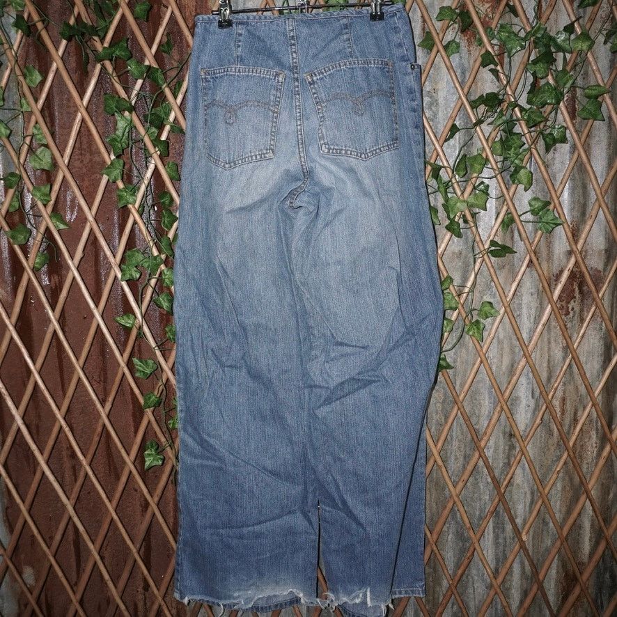 Anchor Blue 9 - Vintage Y2K anchor blue made in USA 1990s femme pants Size 29" - 2 Thumbnail