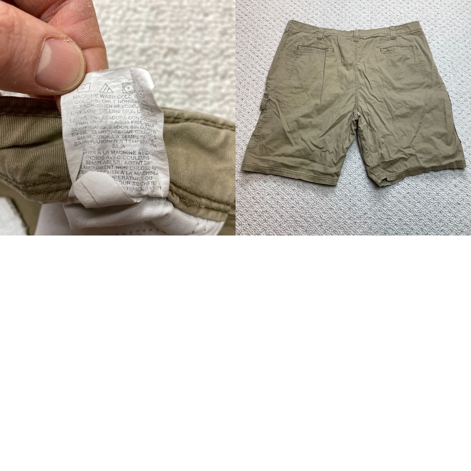 Wrangler Wrangler Cargo Shorts Mens 44 Relaxed Fit Beige Brown Pockets Inseam 910" Adult Size US 44 / EU 60 - 9 Thumbnail