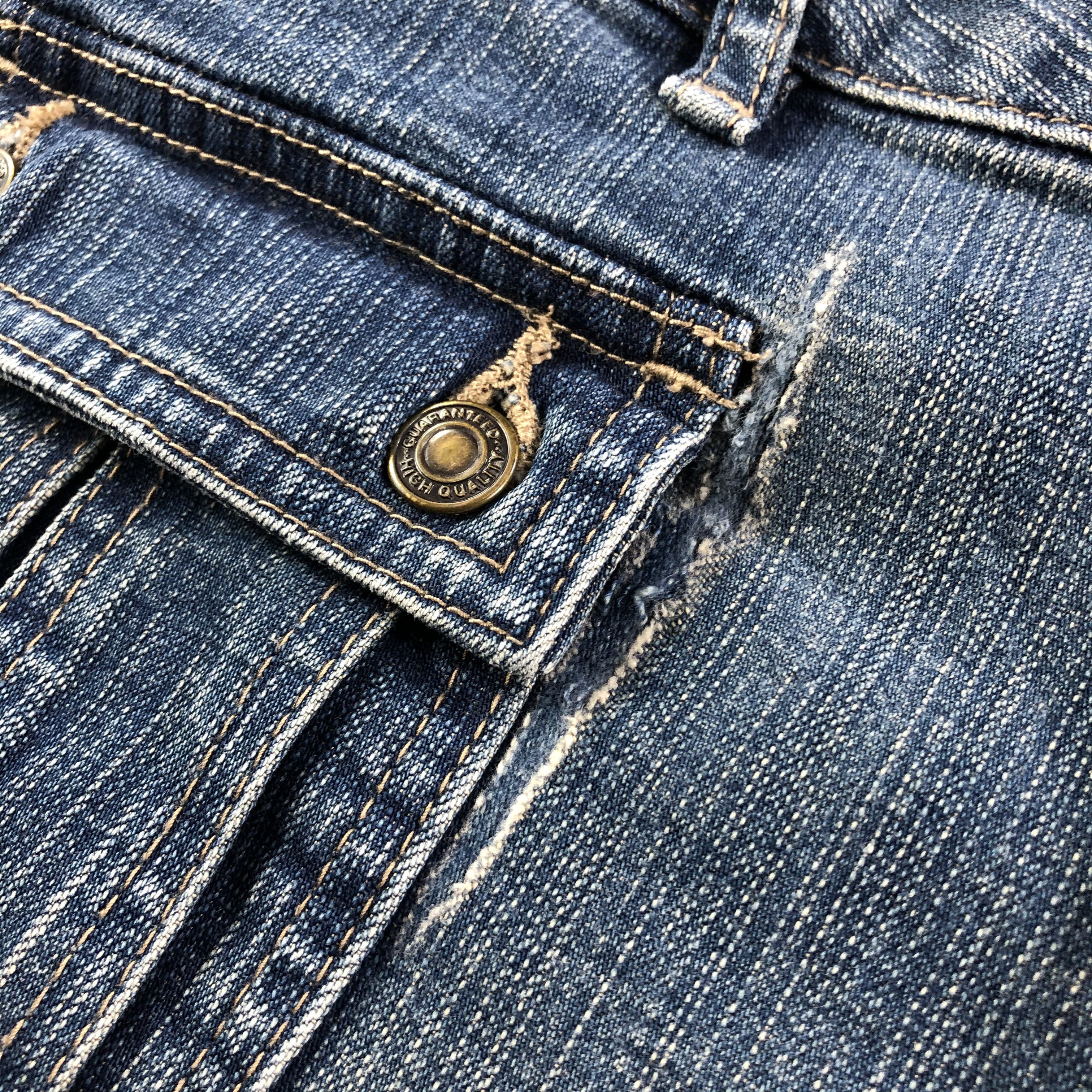 Japanese Brand Japanese Bush Pants Jeans Faded Blue Denim KJ1532 Size US 28 / EU 44 - 7 Thumbnail