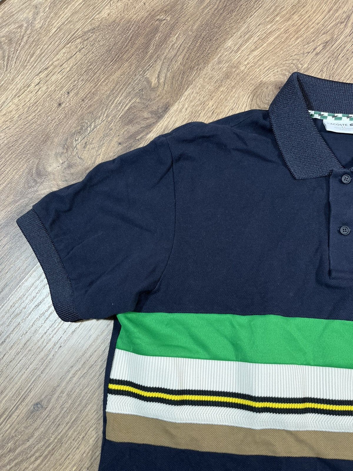 Lacoste Lacoste Made In France Contrast Stripe Polo Size US L / EU 52-54 / 3 - 4 Thumbnail