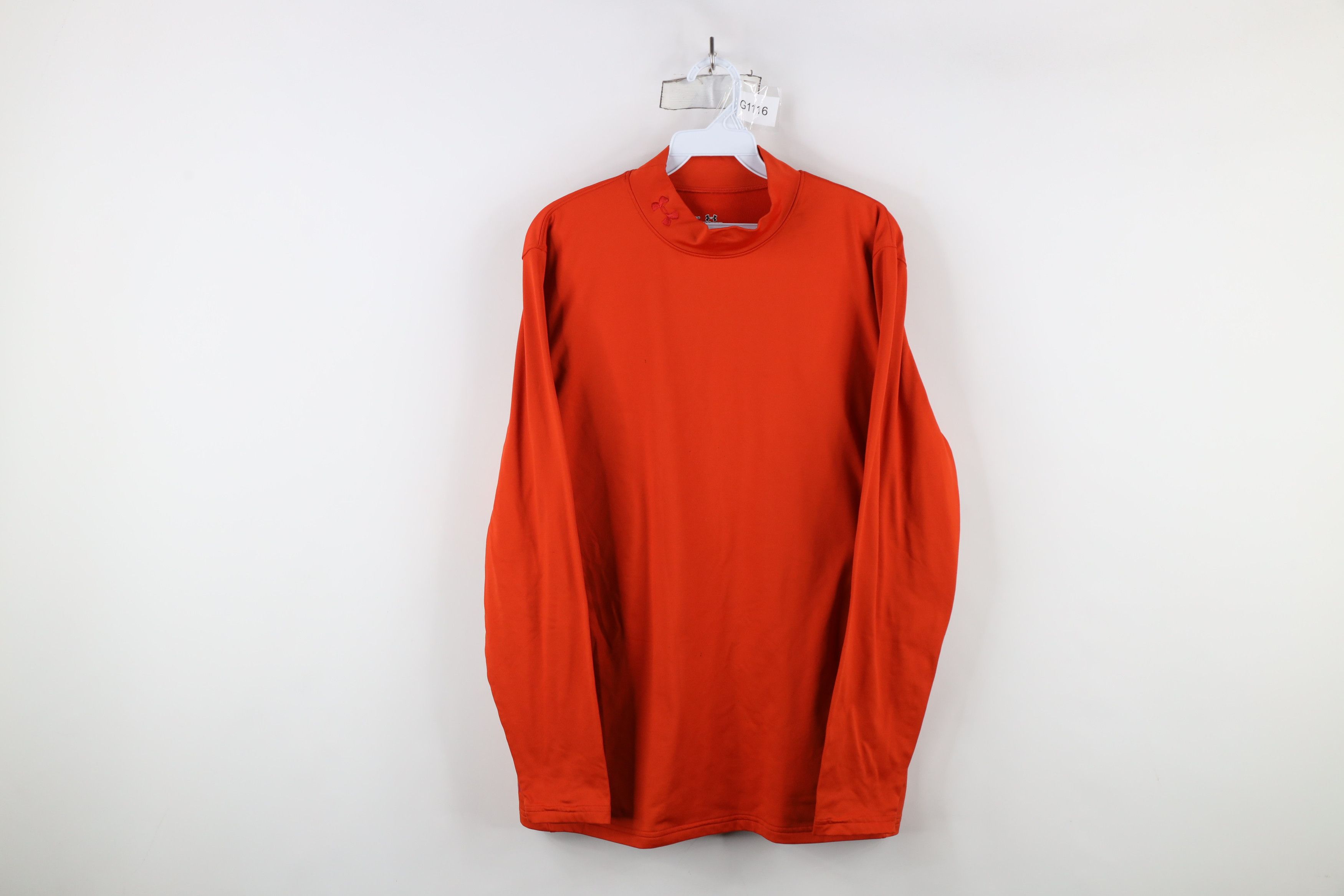 Under Armour × Vintage Under Armour Compression Mock Neck Long Sleeve T-Shirt Size US L / EU 52-54 / 3 - 1 Thumbnail