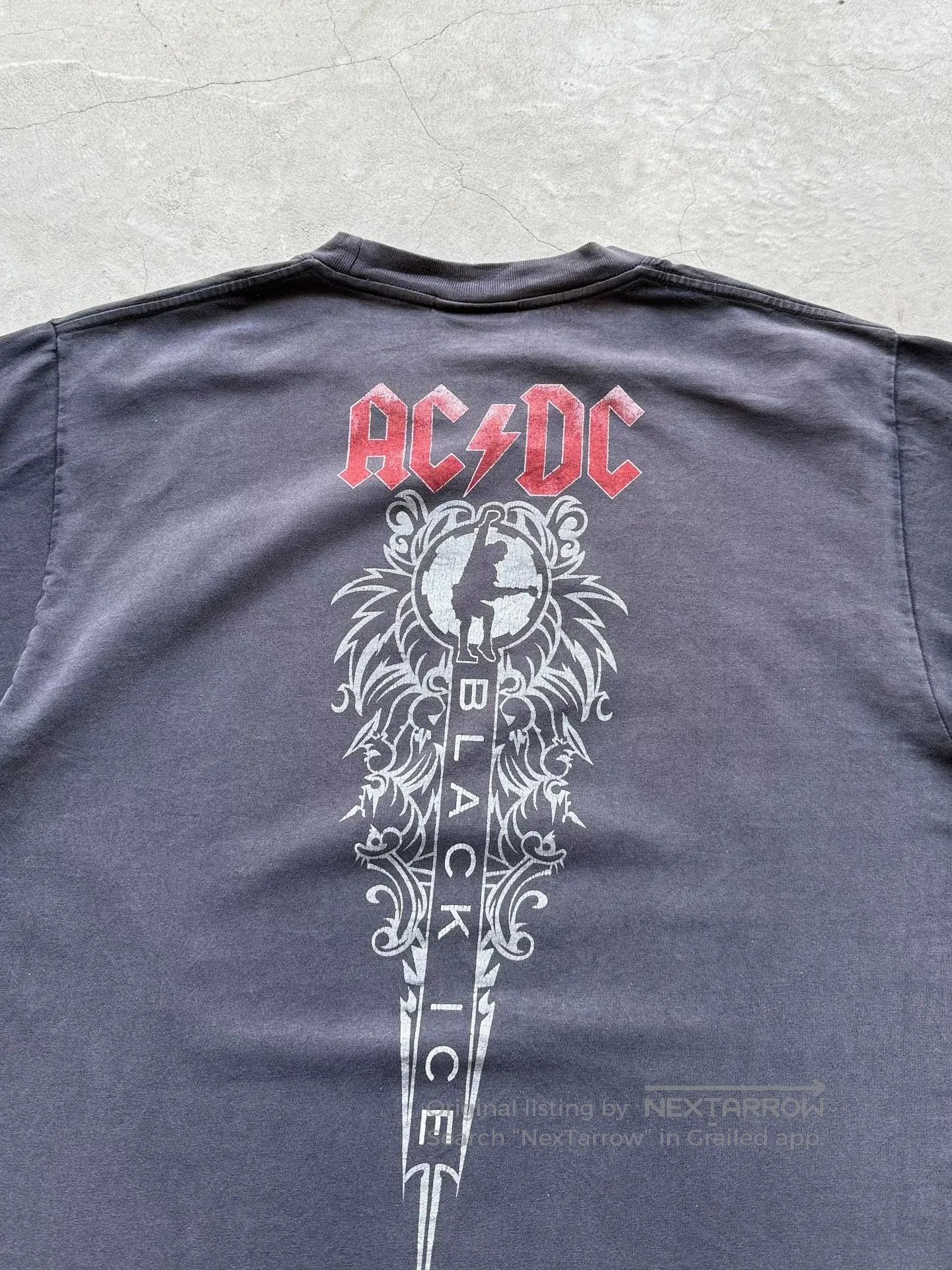 Vintage Vintage 90s AC/DC Black Ice Band Tee. Size US L / EU 52-54 / 3 - 7 Thumbnail