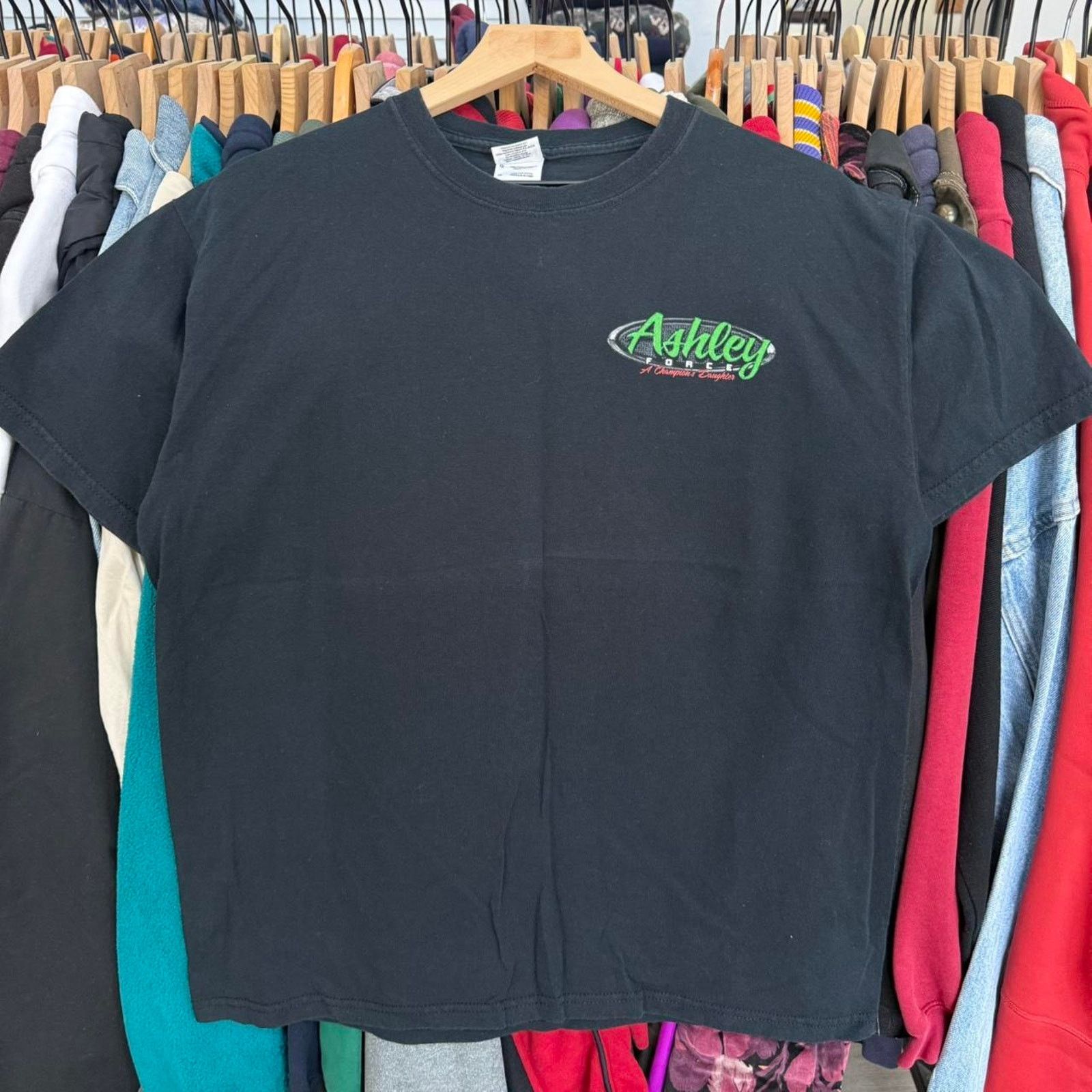 Other Vintage Y2K Ashley Force Racing Tee Black Size US L / EU 52-54 / 3 - 4 Thumbnail