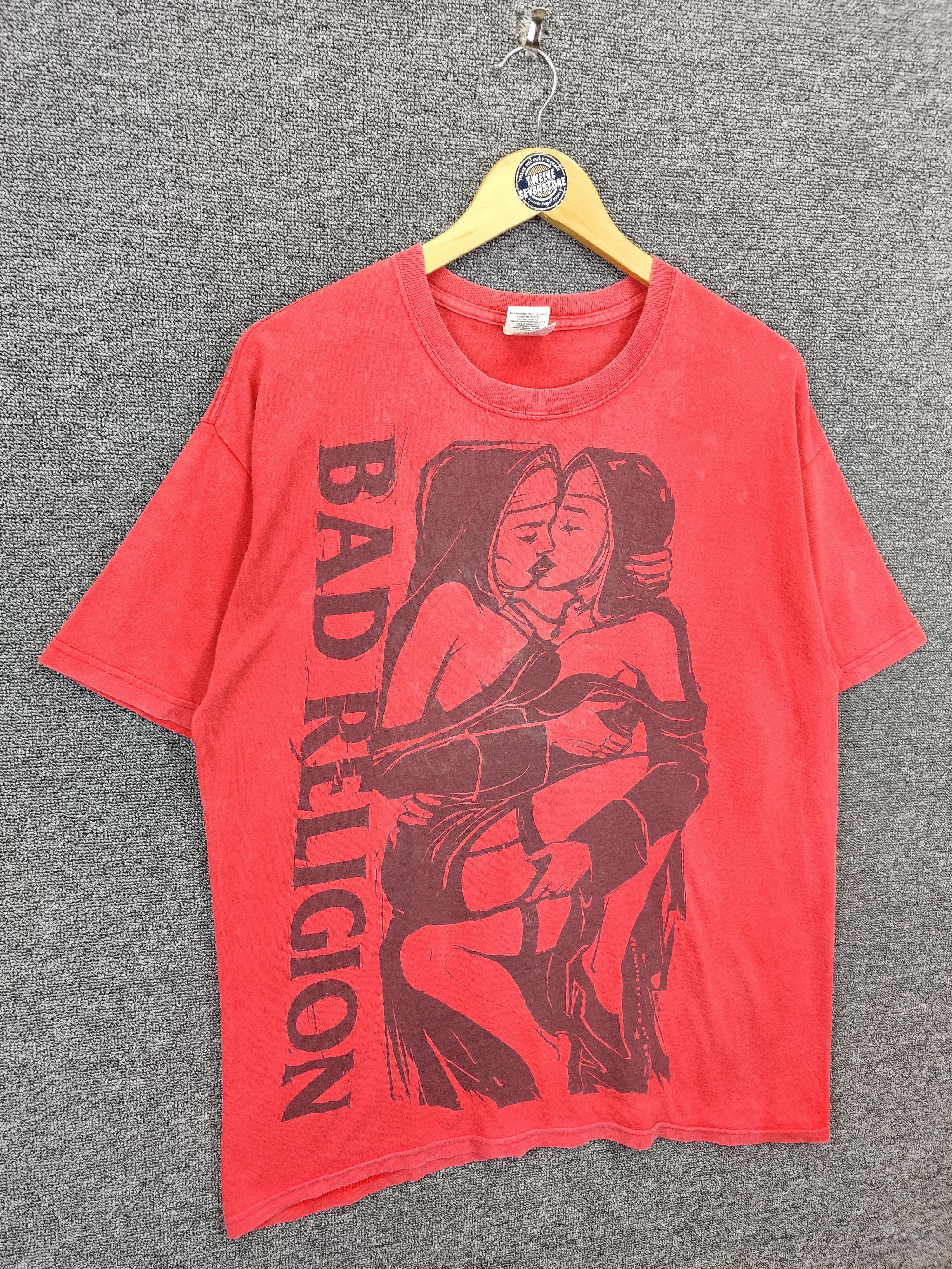 Band Tees Vintage Bad Religion Naughty Nuns Punk Rock Band Tshirt Size US L / EU 52-54 / 3 - 5 Thumbnail