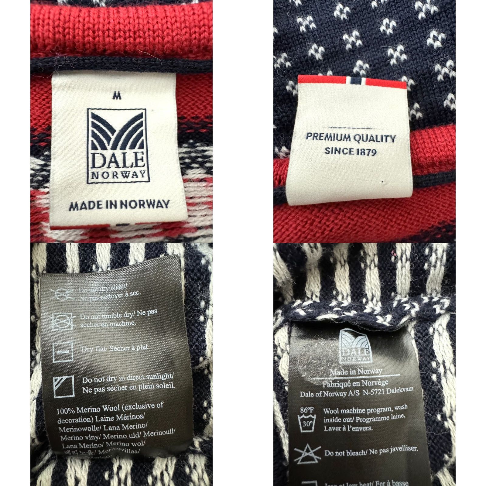 Dale Of Norway Dale of Norway Jumper Womens Pullover Size M 100% Merino Wool Multicoloured Round Neck Knit Shirt Womens Size M / US 6-8 / IT 42-44 - 8 Thumbnail