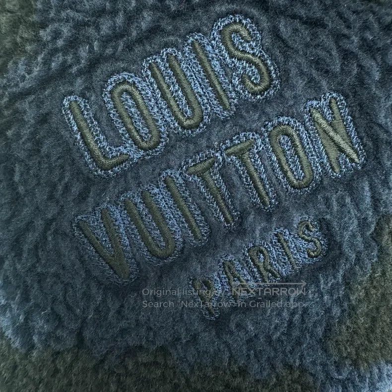 Louis Vuitton Louis Vuitton Blue and black checkerboard teddy jacket Size US M / EU 48-50 / 2 - 4 Thumbnail