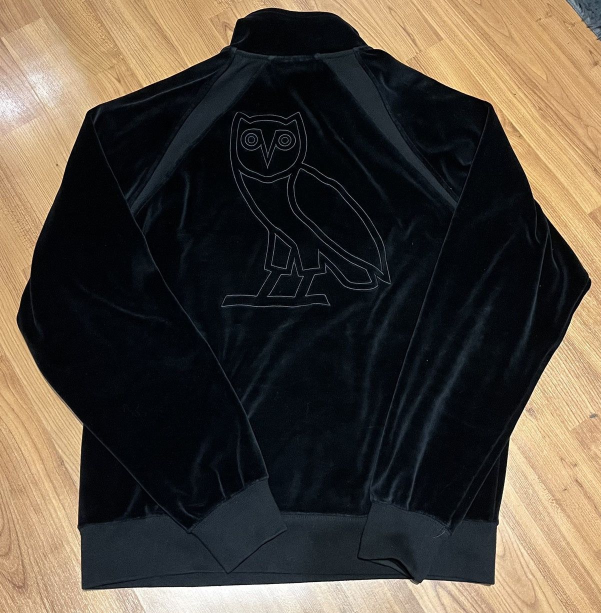 October's Very Own OVO Velours Sweatshirt Halfzip Black Size US M / EU 48-50 / 2 - 2 Thumbnail