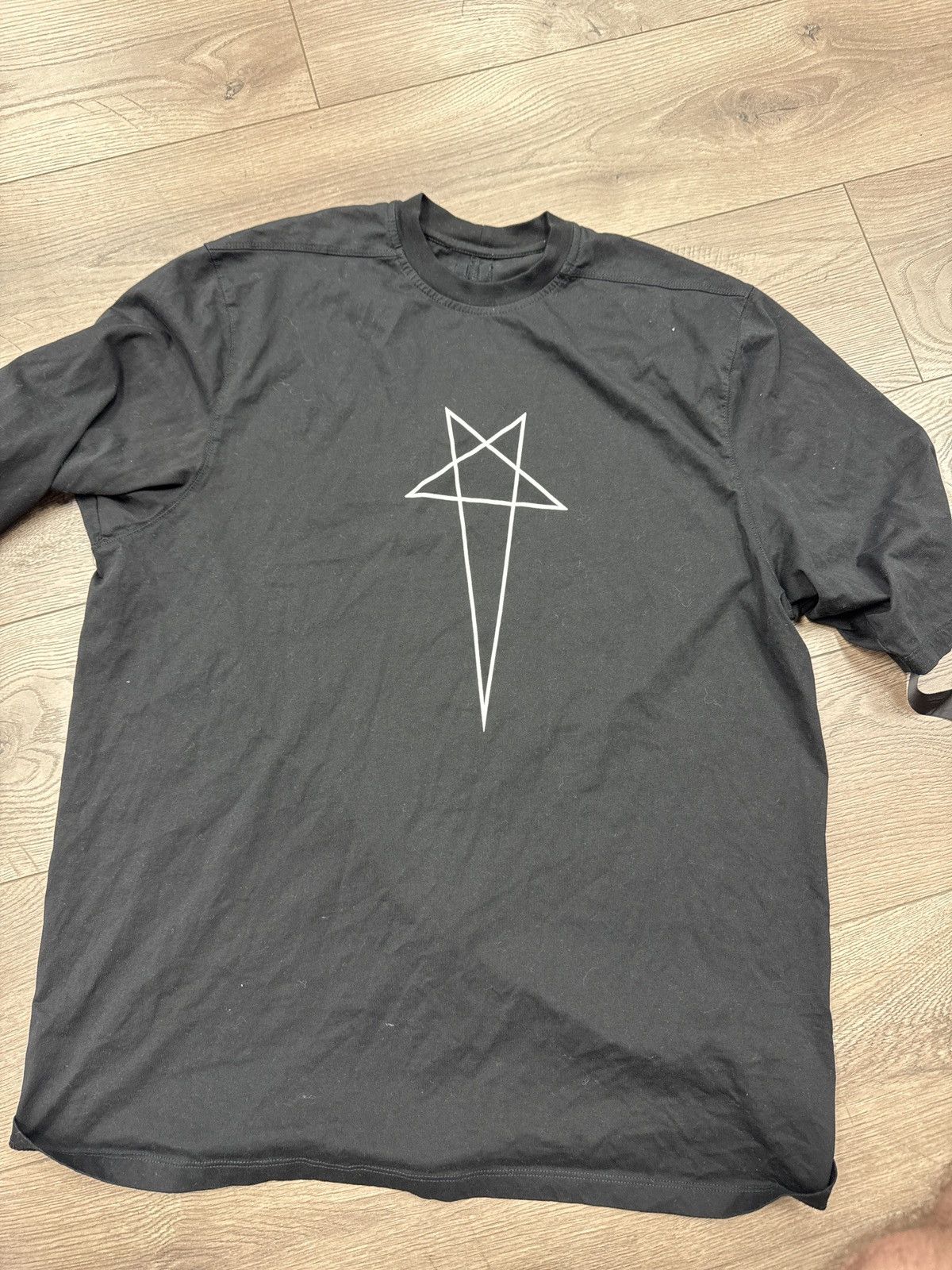 Rick Owens Rick Owens logo icon t shirt extra small Size US XS / EU 42 / 0 - 1 Thumbnail