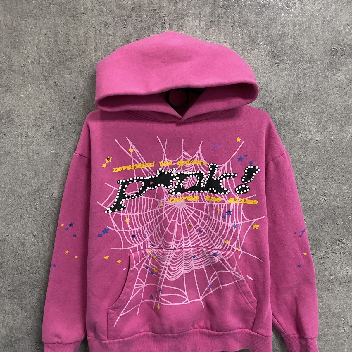 Sp5der Sp5der Hoodie Pink Size US S / EU 44-46 / 1 - 4 Thumbnail