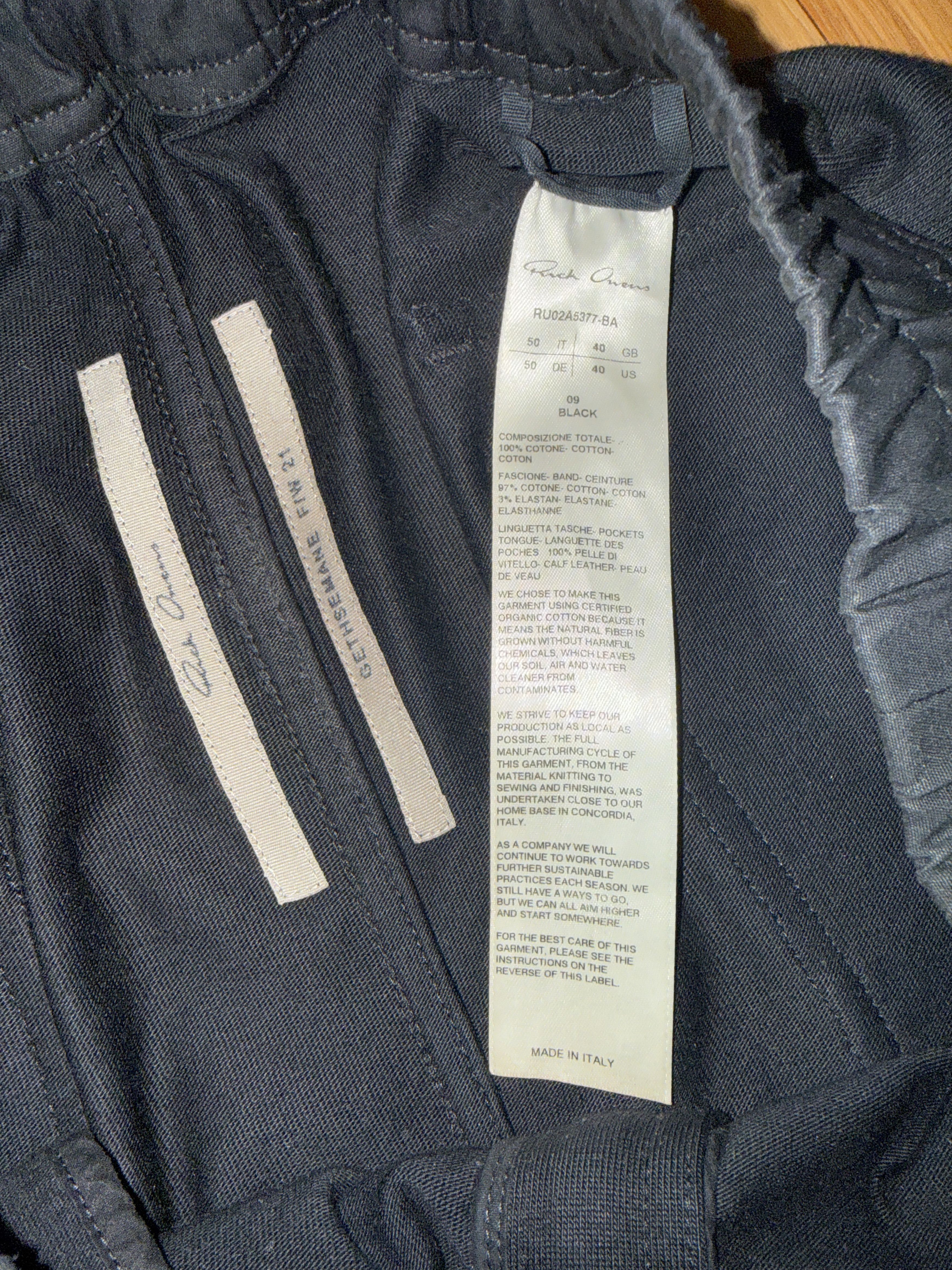 Rick Owens Bauhaus Gethsemane '21 Pants Size US 34 / EU 50 - 5 Thumbnail