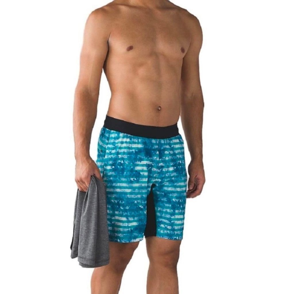 Lululemon Lululemon T.H.E. Tidal Stripe Dual Lined Shorts Size Small Size US 26 / EU 42 - 4 Thumbnail
