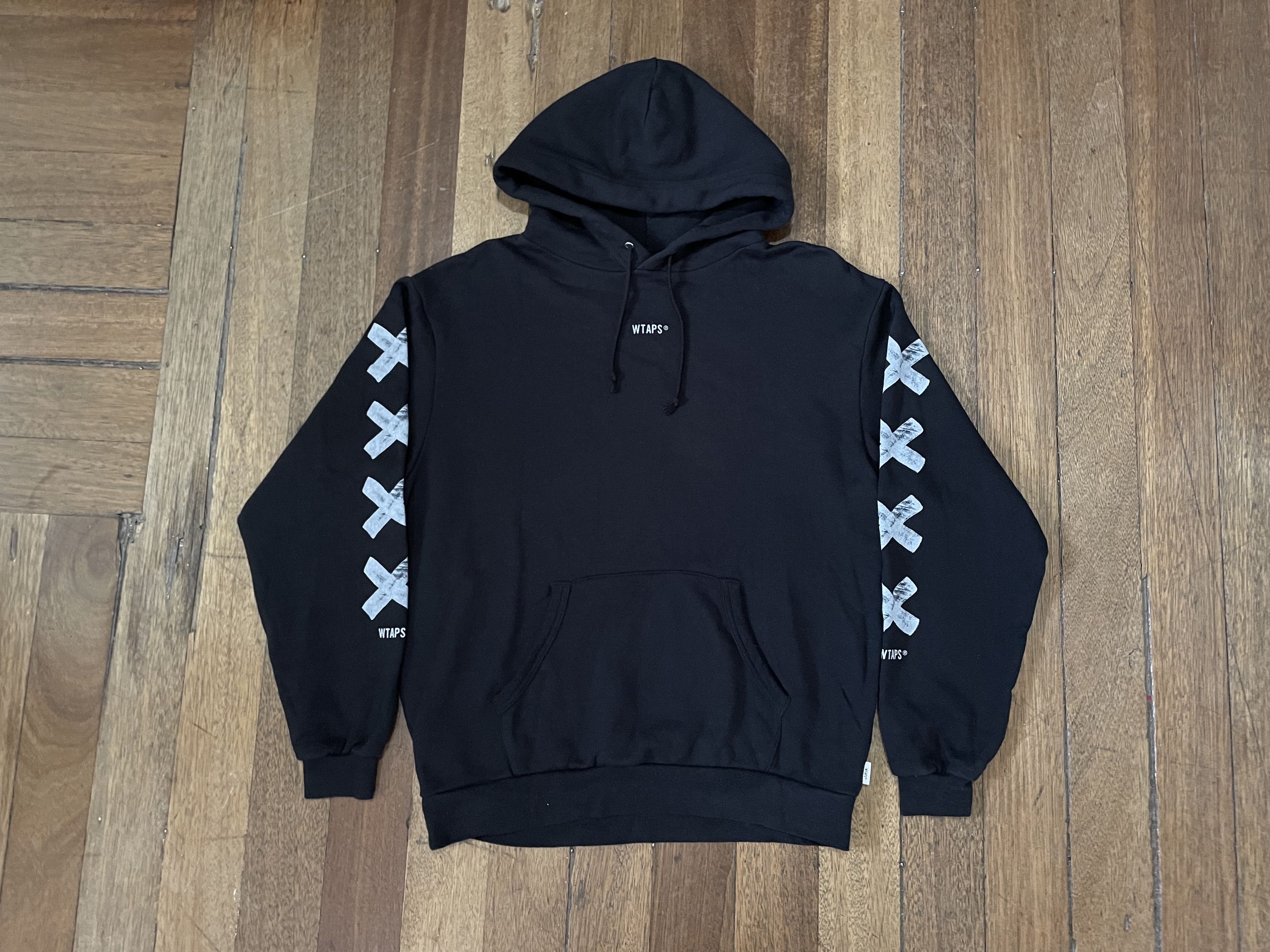 image of Wtaps - 20Aw Mmxx Screen Sweat Hoodie in Black, Men's (Size Medium)