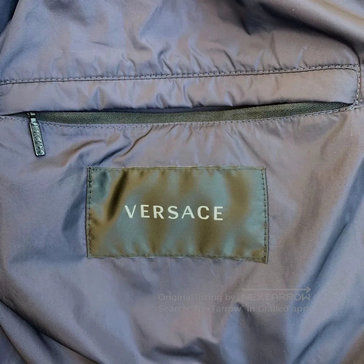 Versace VERSACE Medusa Print Detachable Sleeve Down Jacket. Size US XL / EU 56 / 4 - 5 Thumbnail