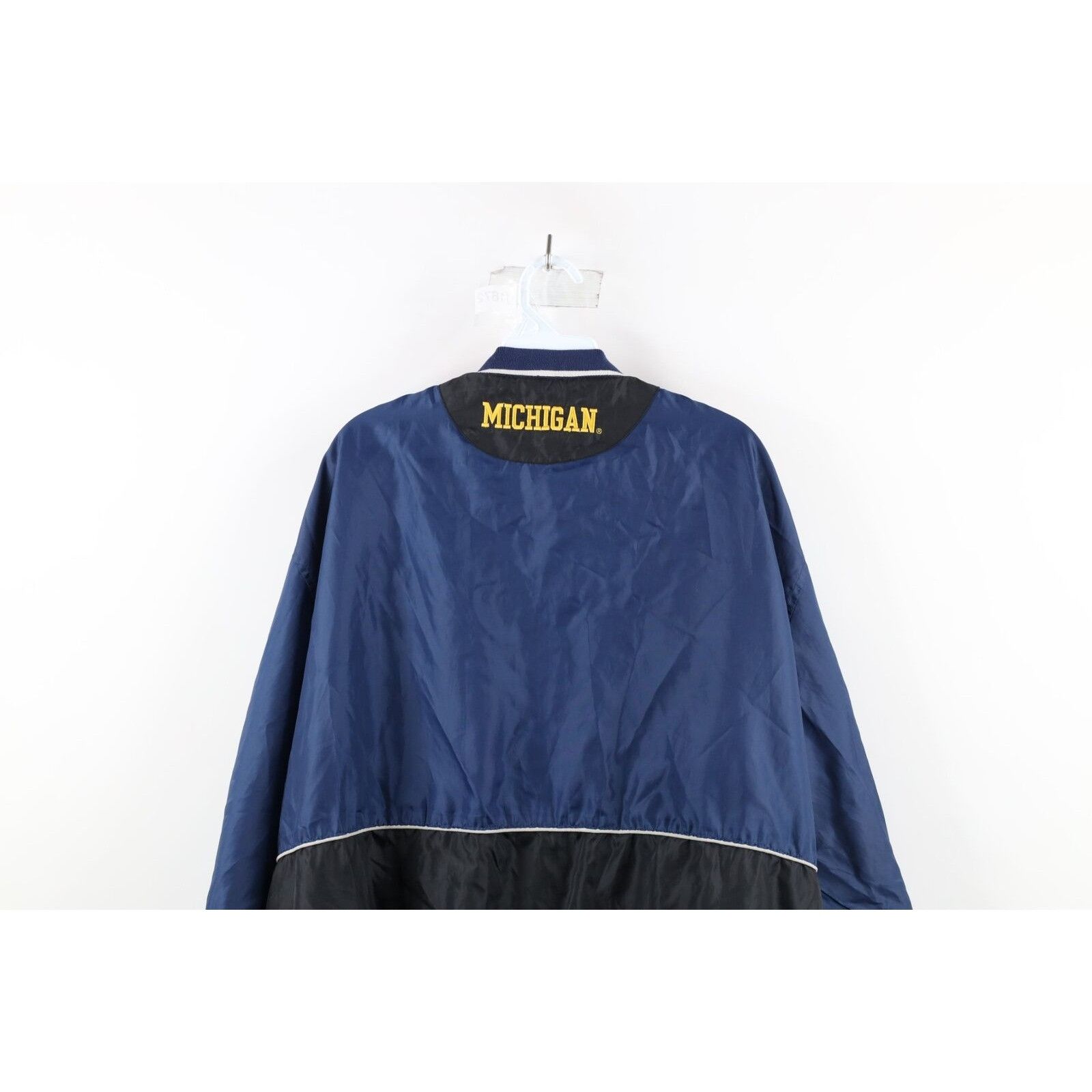 Vintage Vintage 90s University of Michigan Pullover Jacket Size US XXL / EU 58 / 5 - 15 Thumbnail