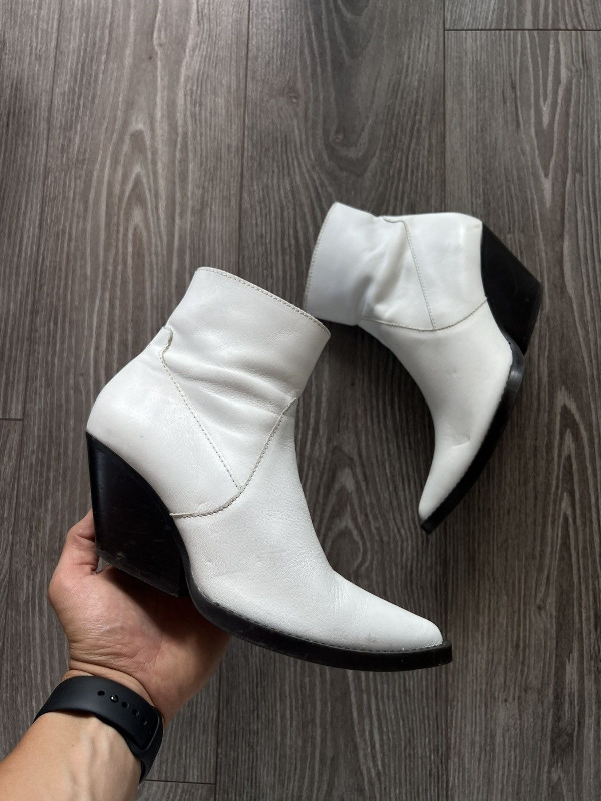 Zara Avant Garde Y2k Leather Opium Archival Zara Woman Boots Size US 6 / IT 36 - 3 Thumbnail