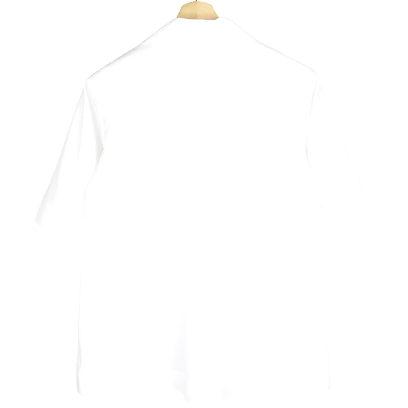 Sandro Sandro Shirt Women M Short Sleeve Pockets Button Up Collared V-Neck Size M / US 6-8 / IT 42-44 - 2 Thumbnail