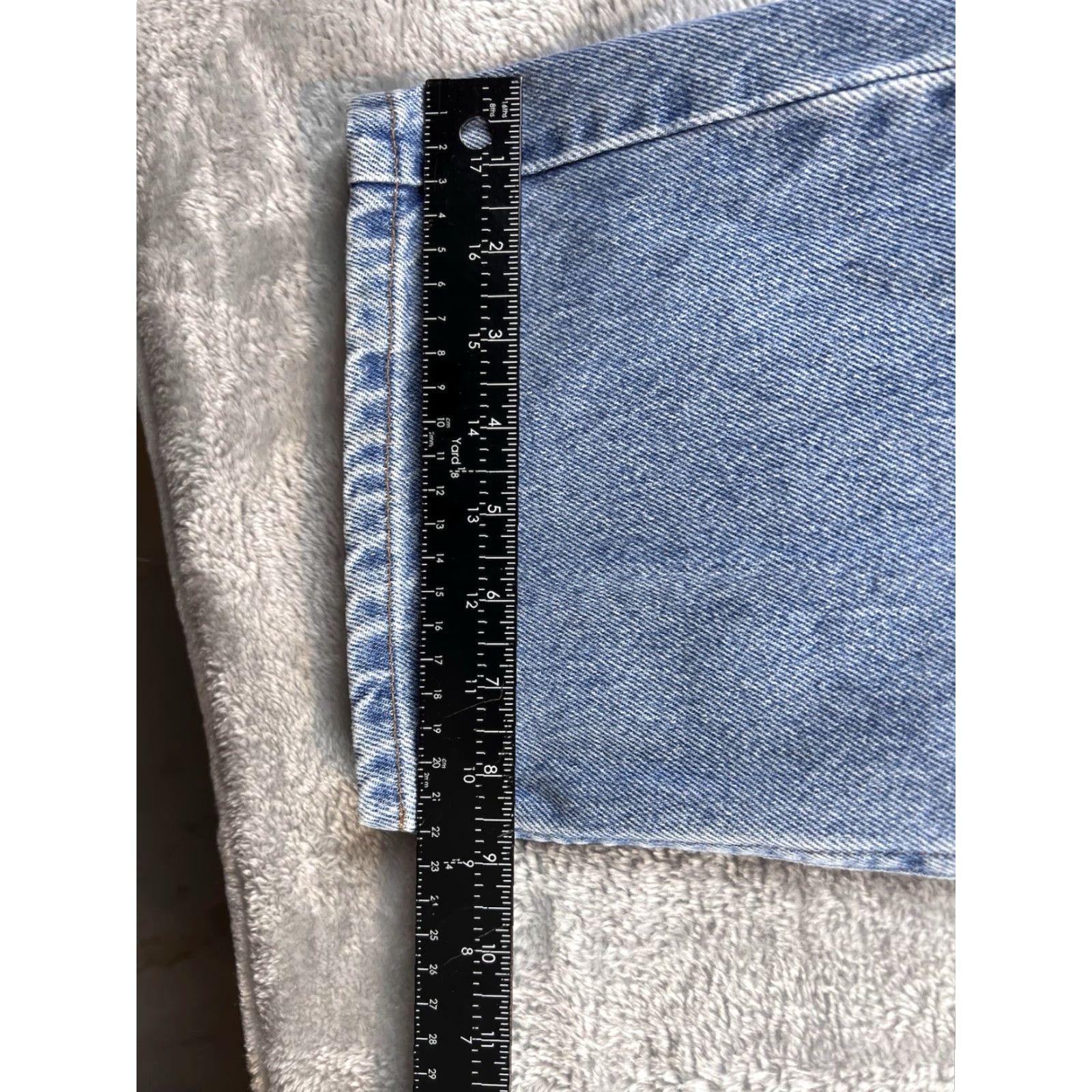 Vintage LL Bean Jeans Mens 38x32 Blue Stretch Denim Regular Fit 5-Pocket USA 90s Style MENS Size US 38 / EU 54 - 4 Thumbnail
