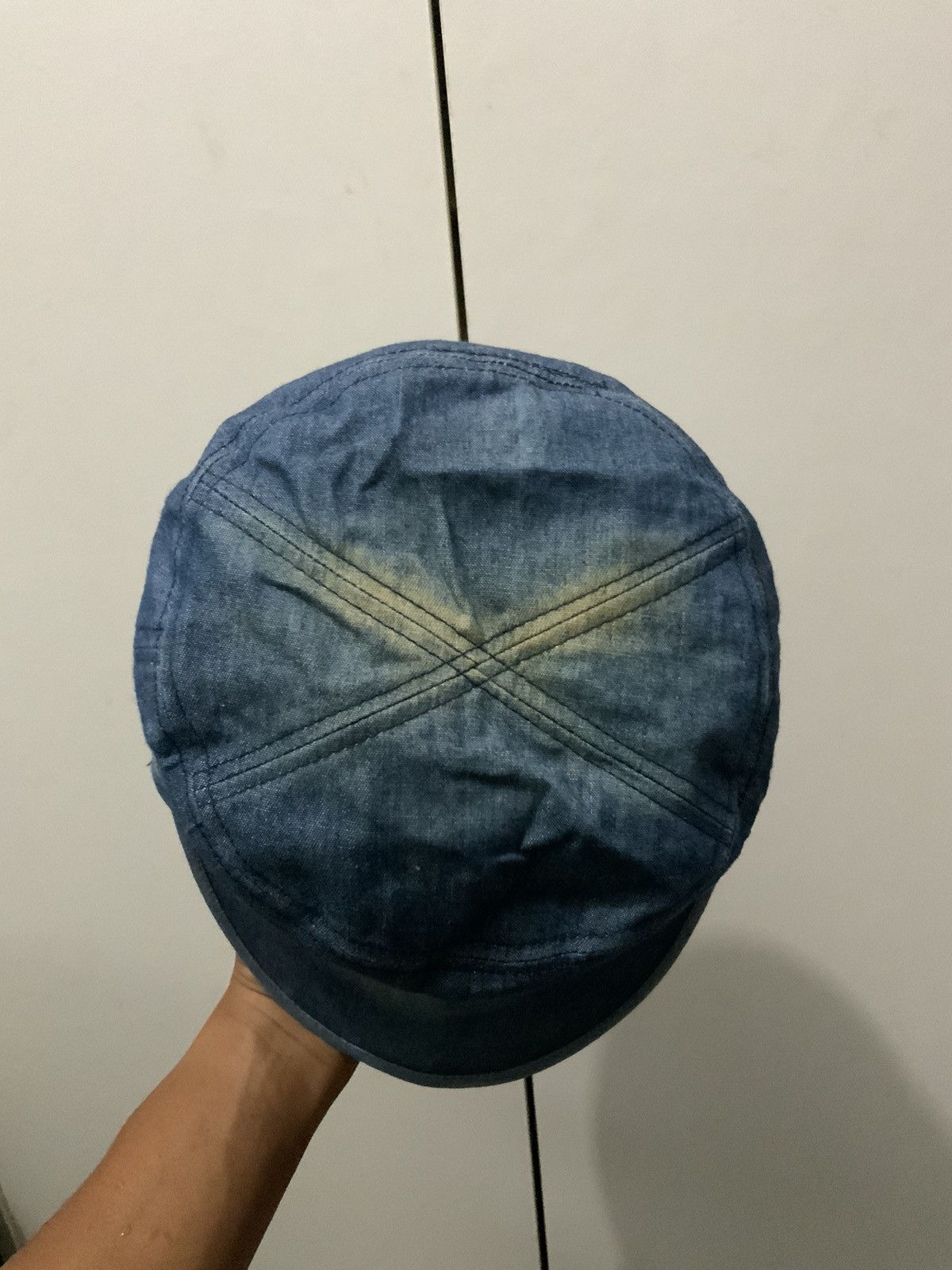 Japanese Brand Fade Archive Indigo Fitted Hat Cap Size ONE SIZE - 6 Thumbnail