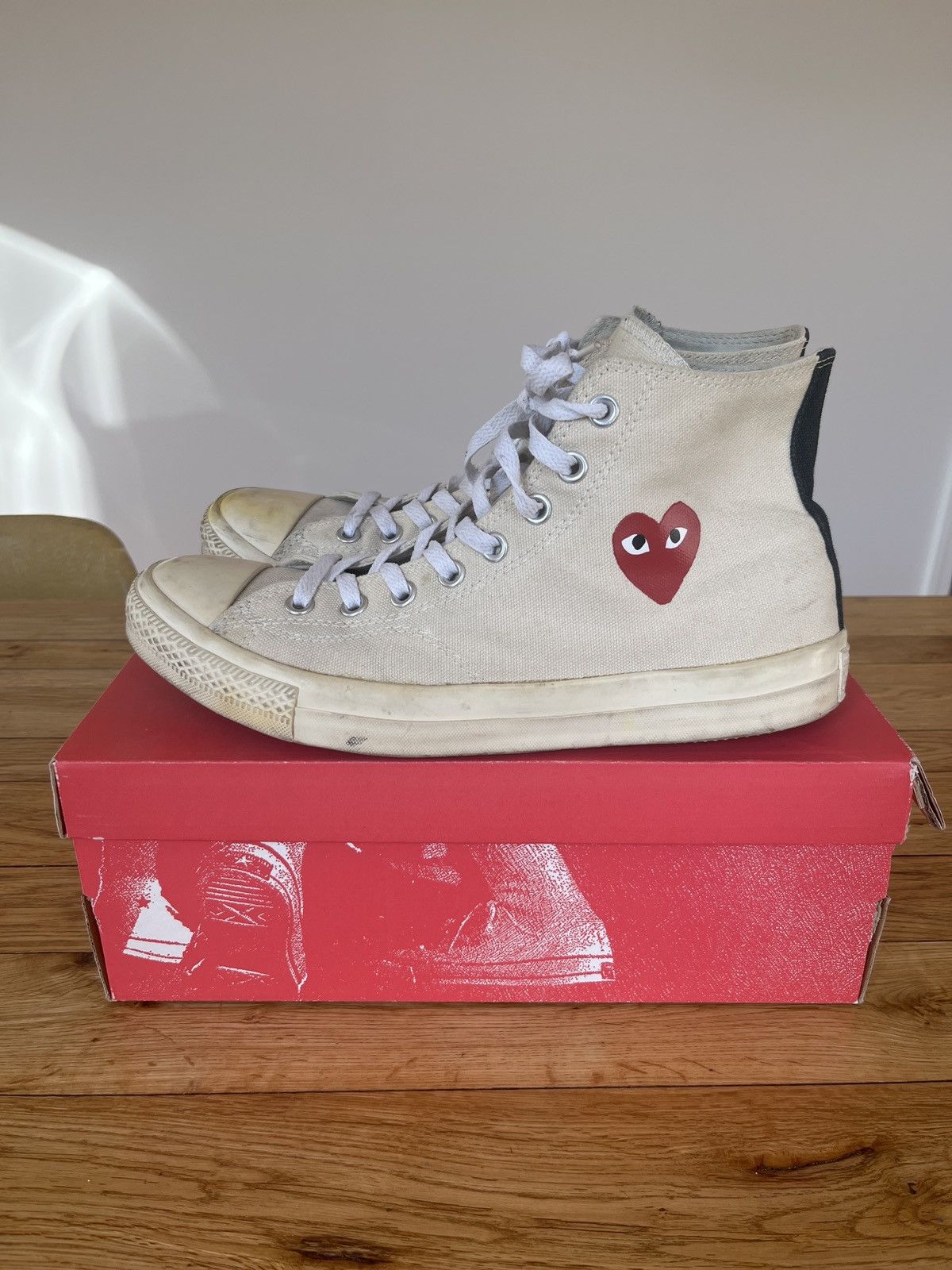 Comme des Garcons PLAY × Converse OG CdG Play x Converse Chuck Taylor size 10 Size US 10 / EU 43 - 1 Thumbnail