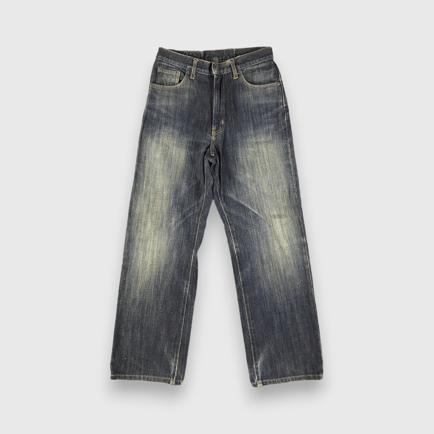 Japanese Brand Gold Rush Jeans Rusty Blue Denim -J2720 Size US 30 / EU 46 - 1 Thumbnail