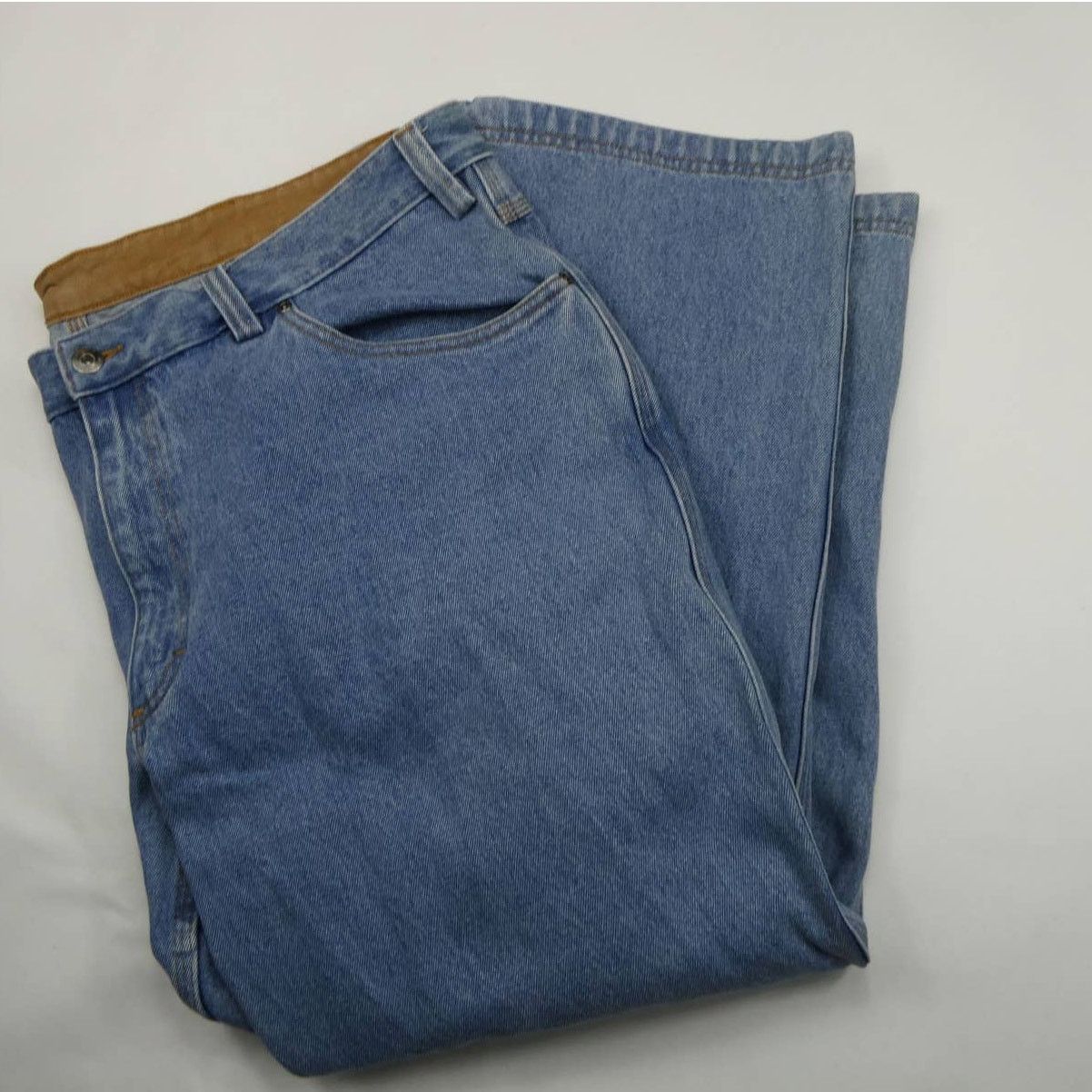 Duluth Trading Company Duluth Trading Co relaxed fit straight leg jeans, 44x28, NEW Size US 44 / EU 60 - 2 Thumbnail